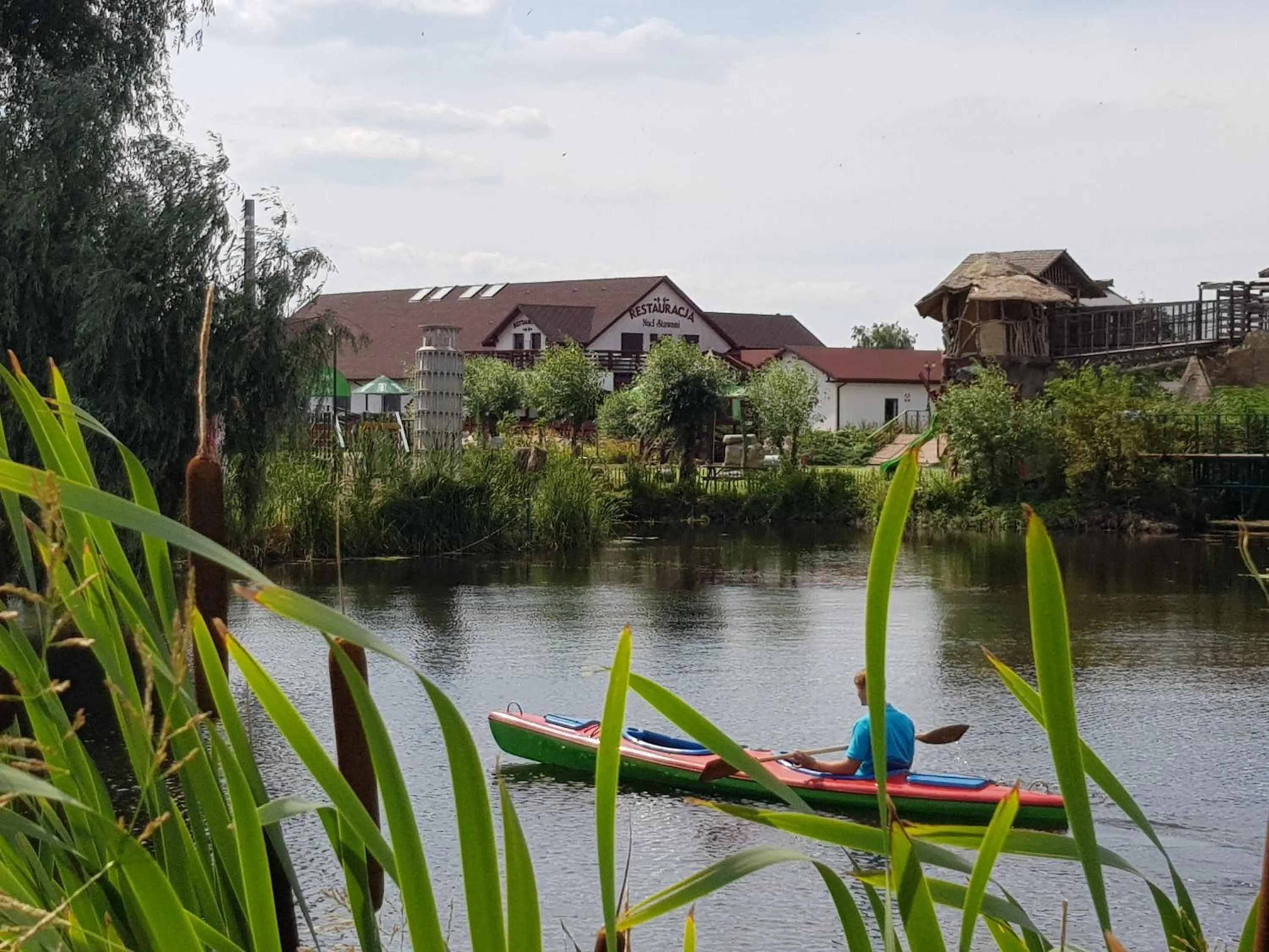 Canoeing in Hotel Nenufar