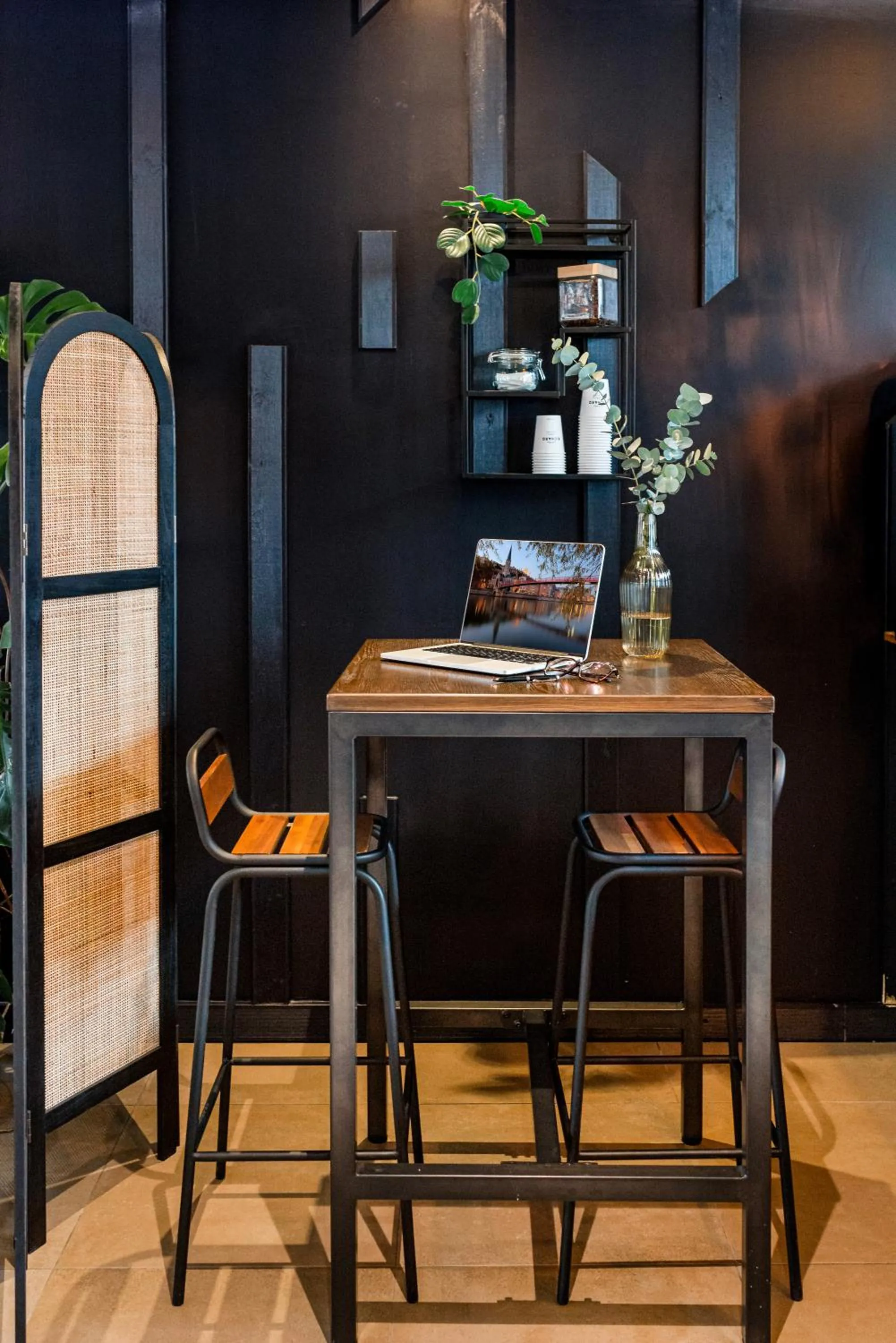 Seating area in Appart hôtel Q7 Lodge Lyon 7