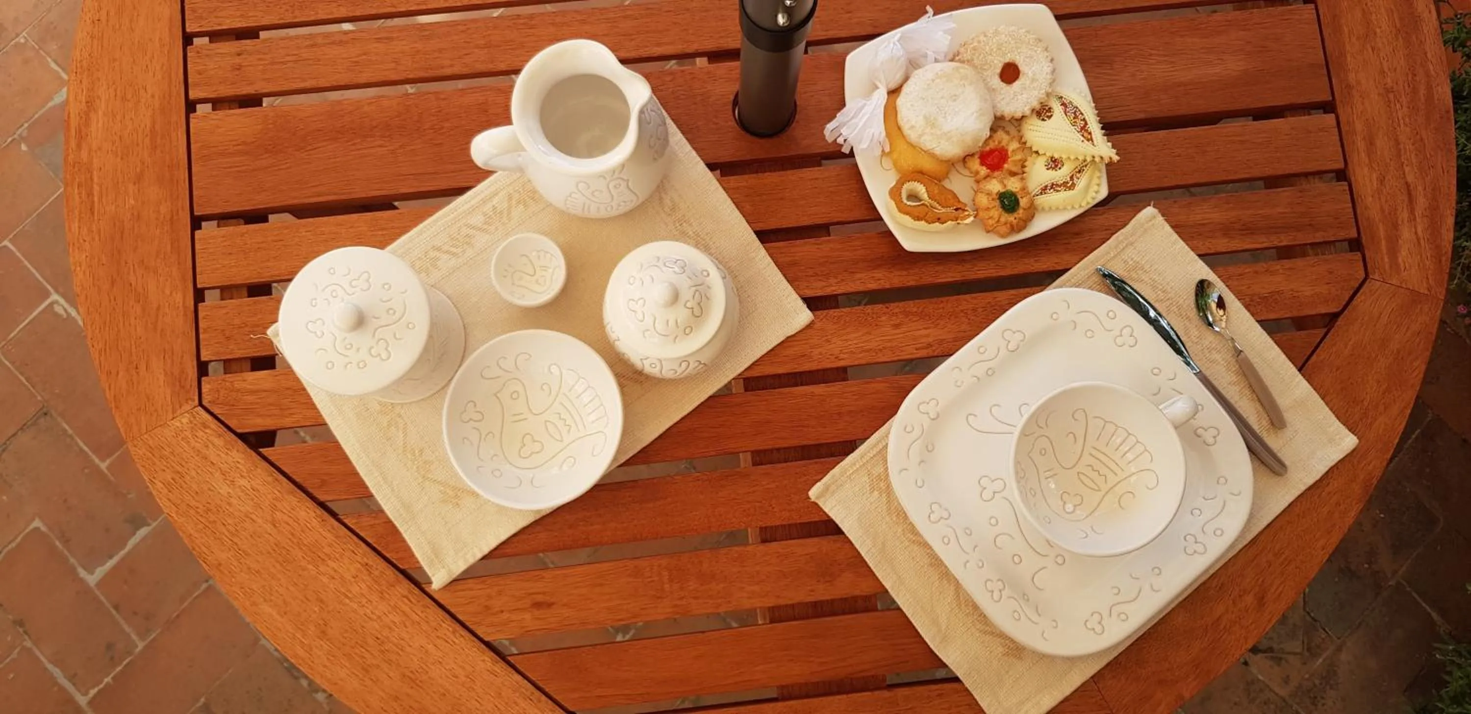 Breakfast in Le pavoncelle blu