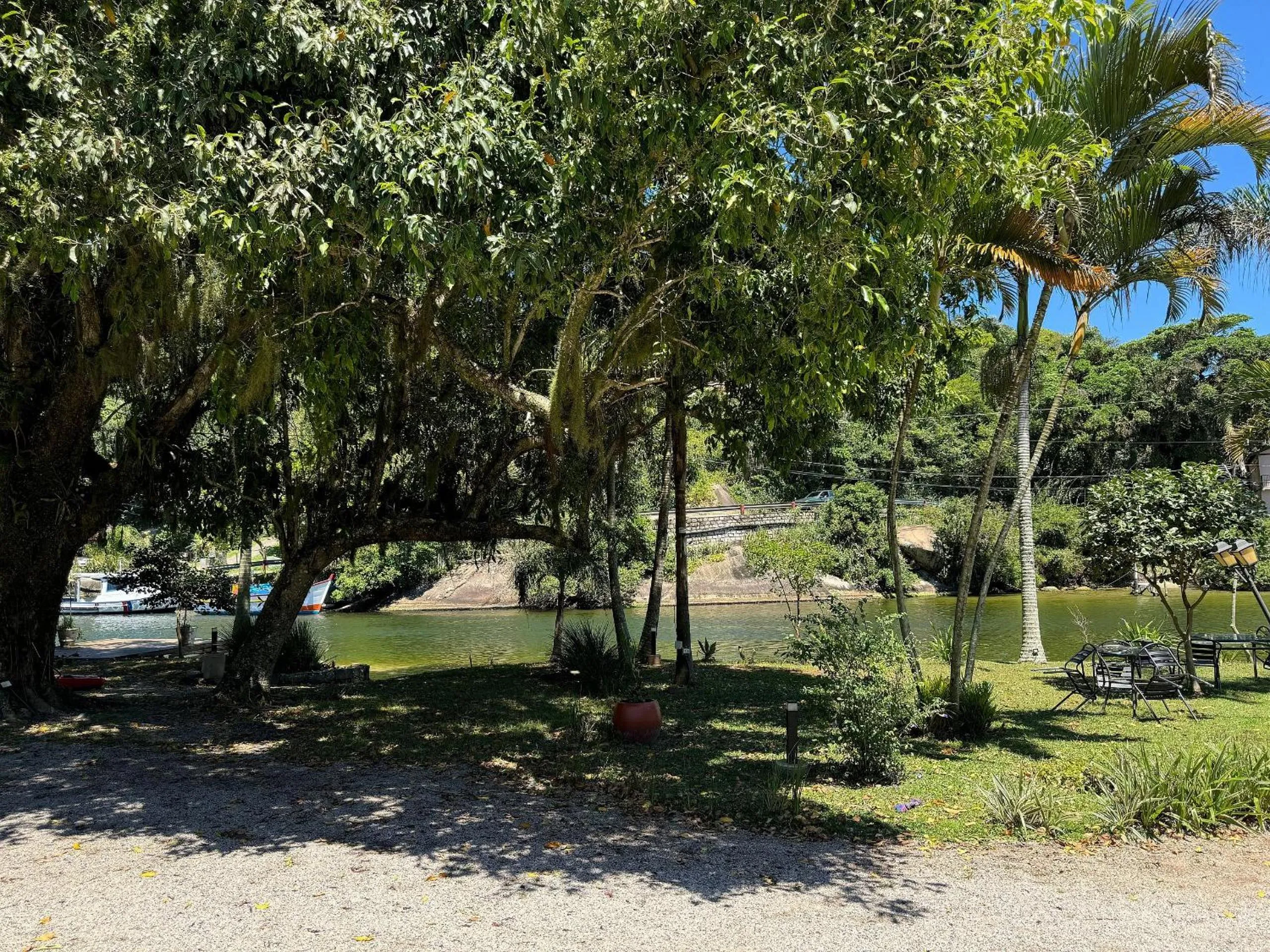 Lake view in Pousada Quinta da Margem