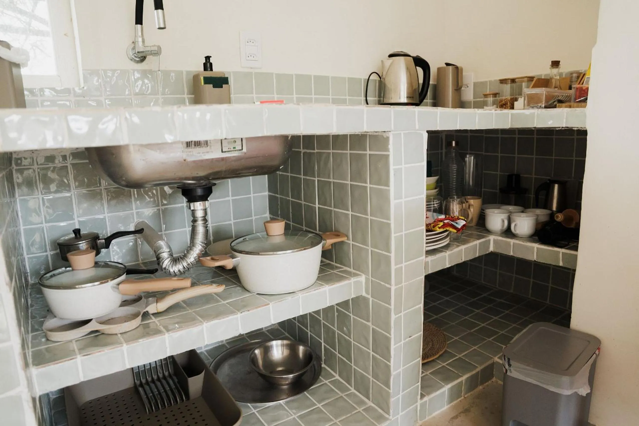 Kitchen or kitchenette in Pousada Quinta da Margem