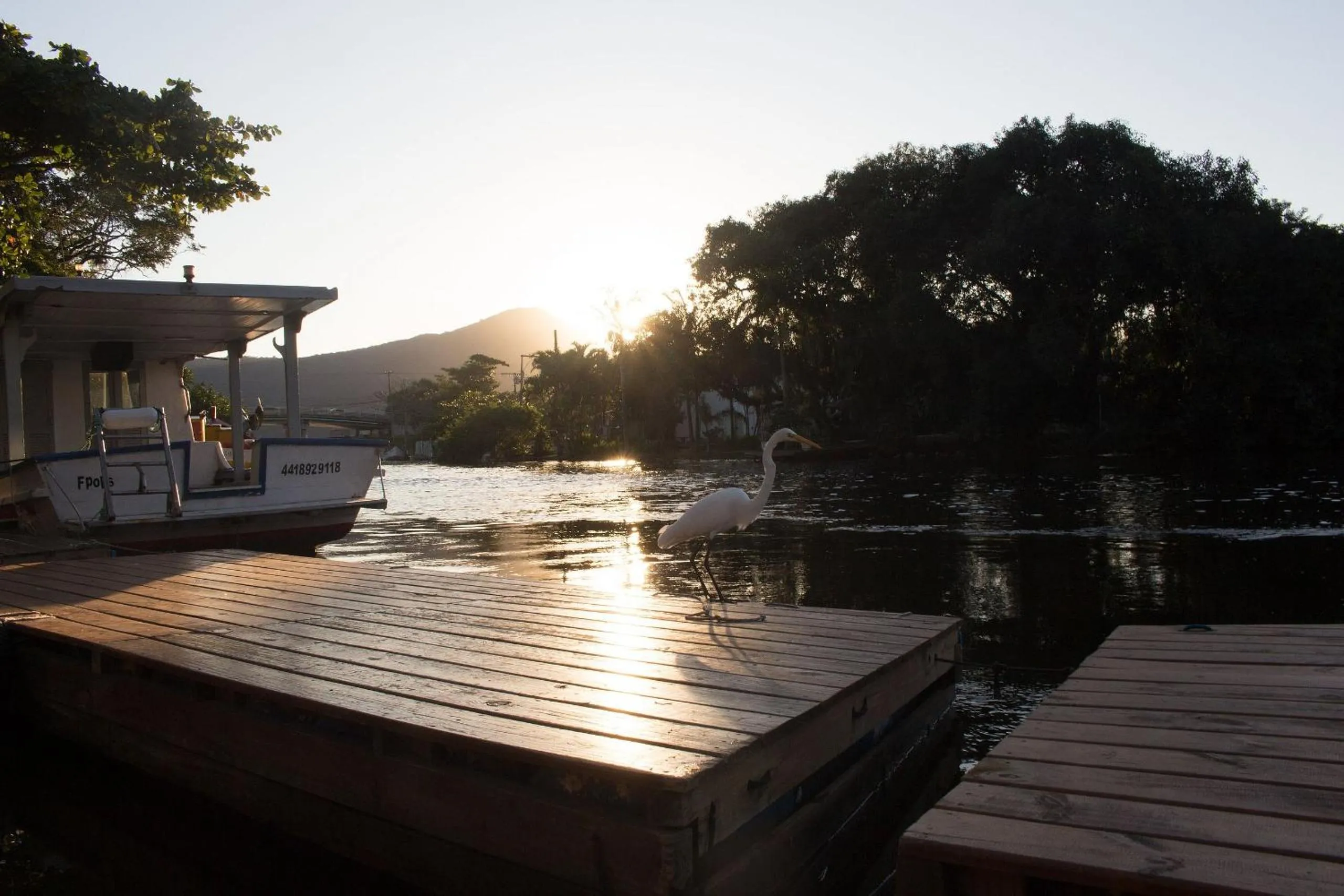 Lake view in Pousada Quinta da Margem