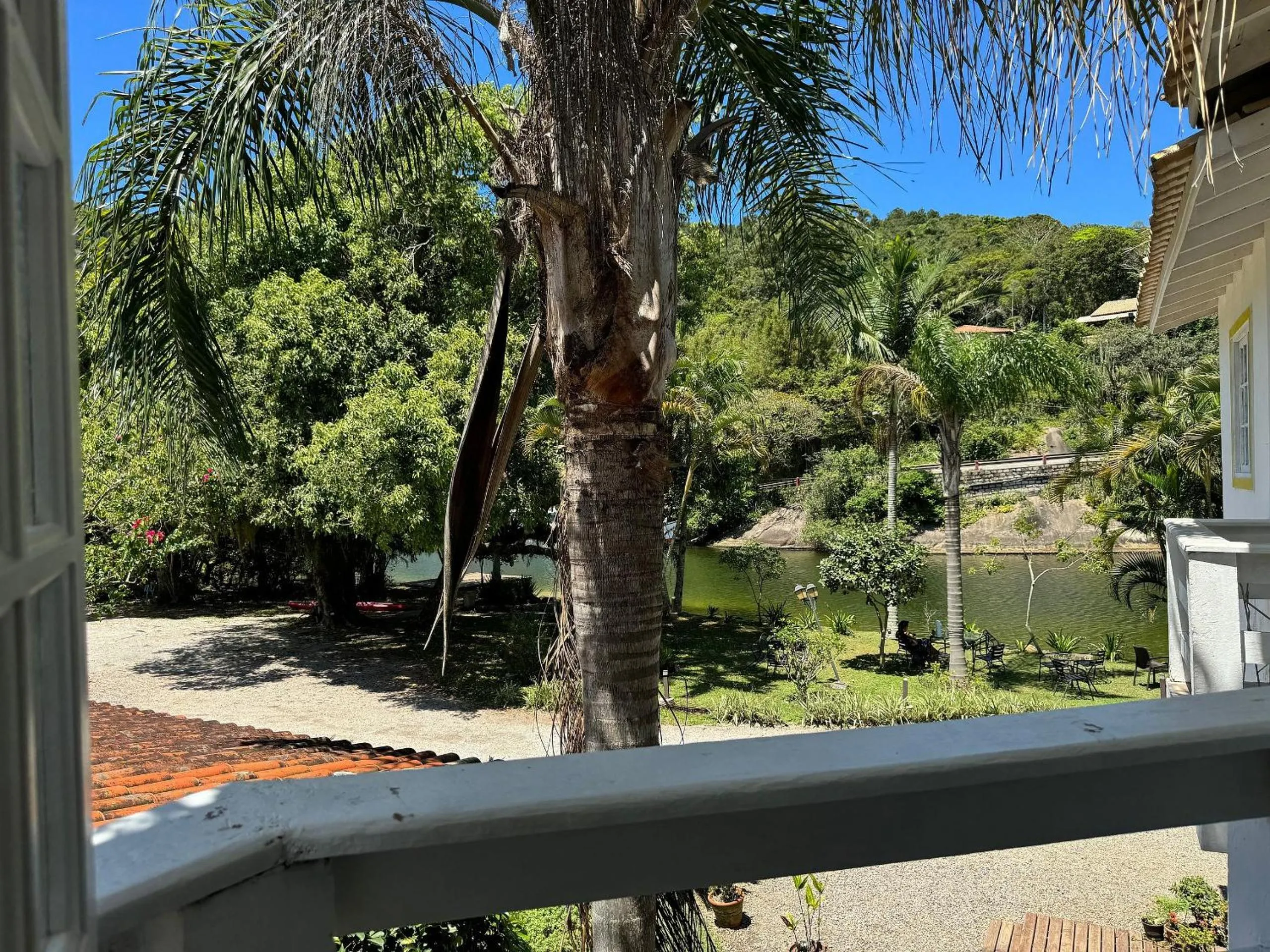 Lake view in Pousada Quinta da Margem