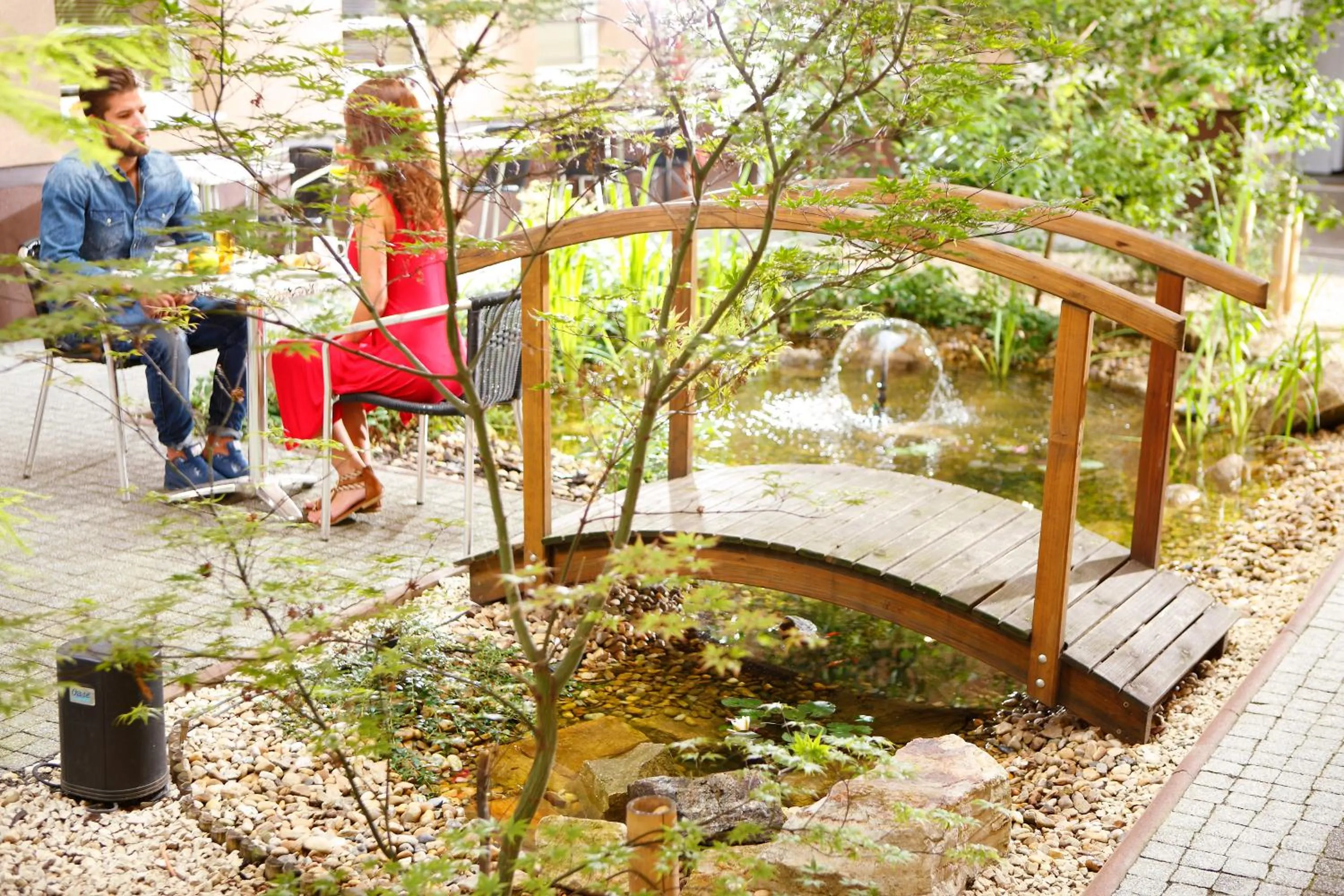 Garden in Six Inn Hotel Budapest