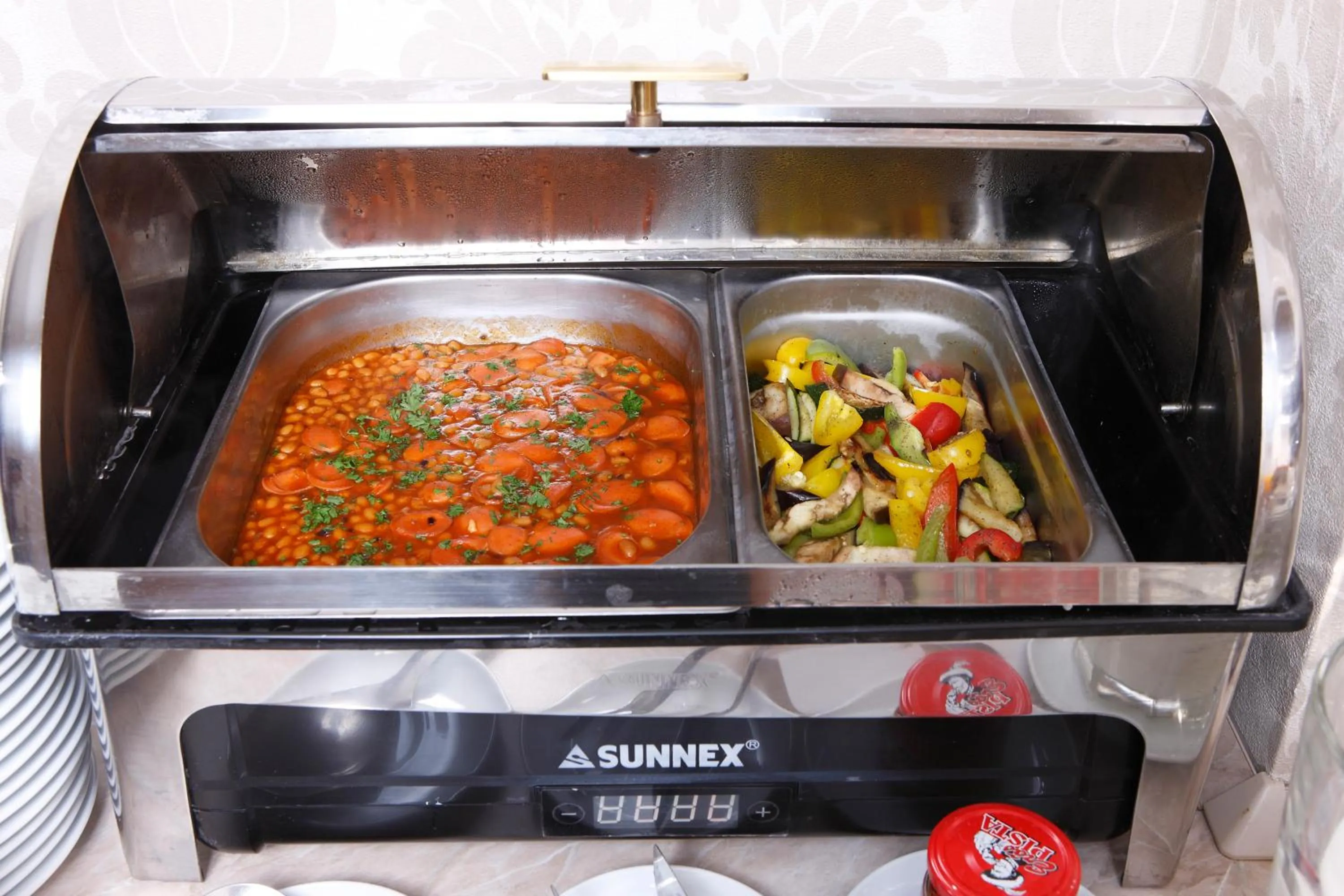 Breakfast in Six Inn Hotel Budapest