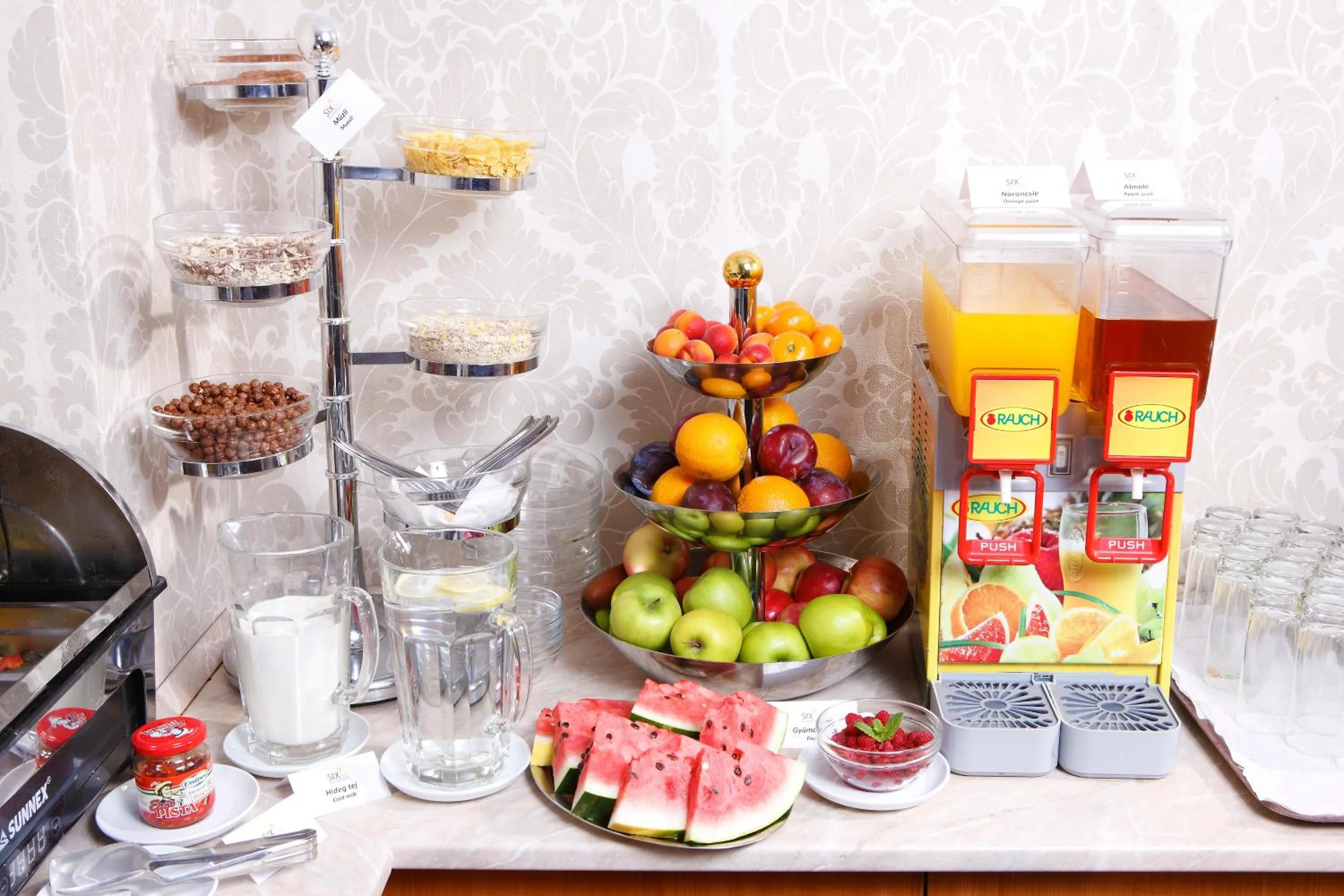 Food in Six Inn Hotel Budapest