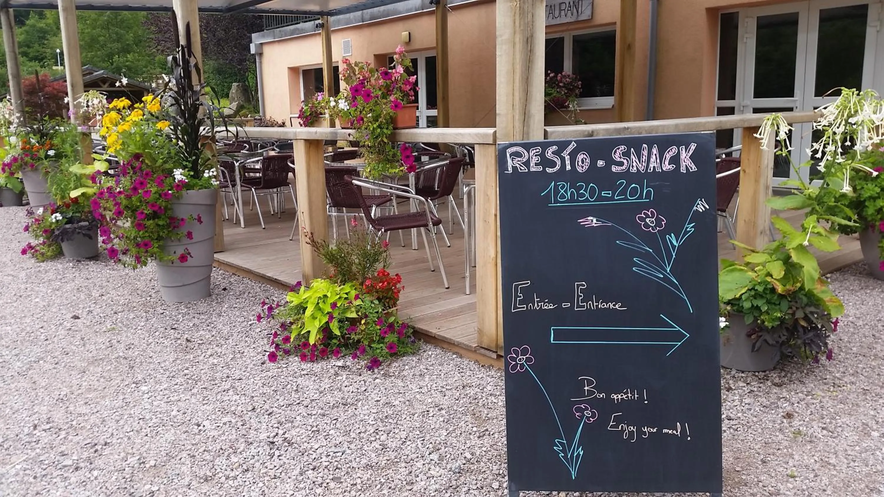 Patio in Domaine du Haut des Bluches