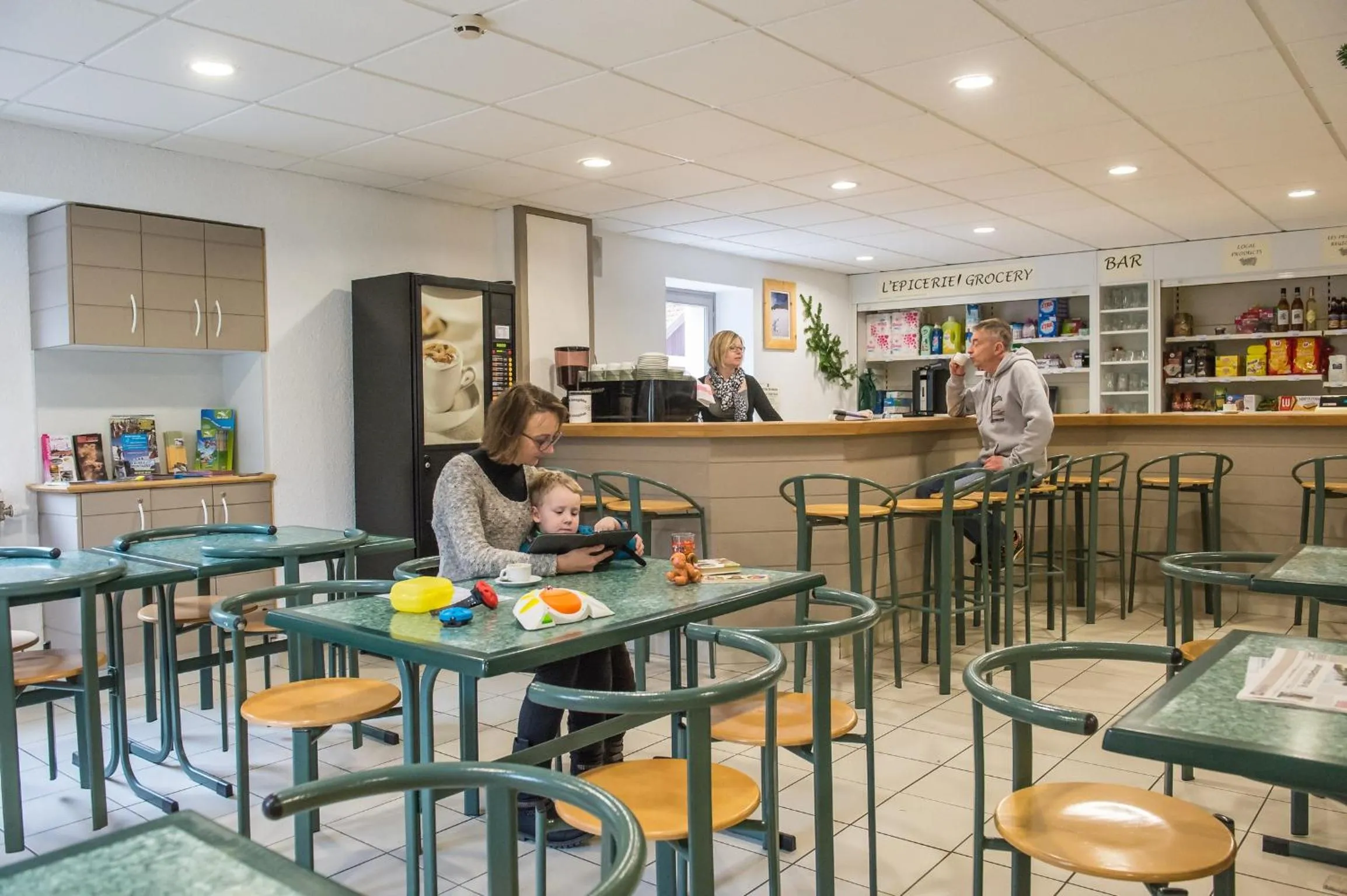 Lounge or bar in Domaine du Haut des Bluches