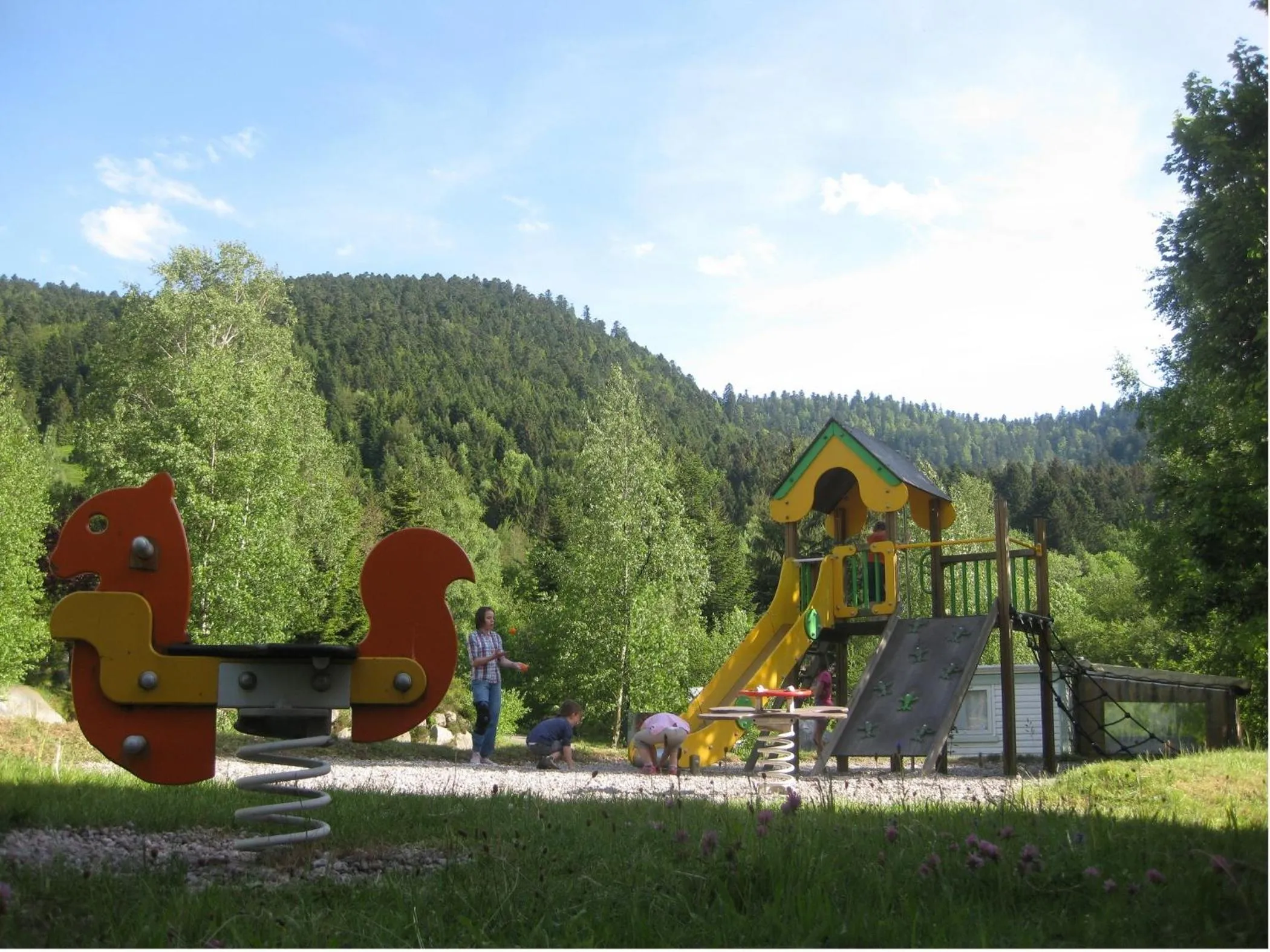 Children play ground in Domaine du Haut des Bluches