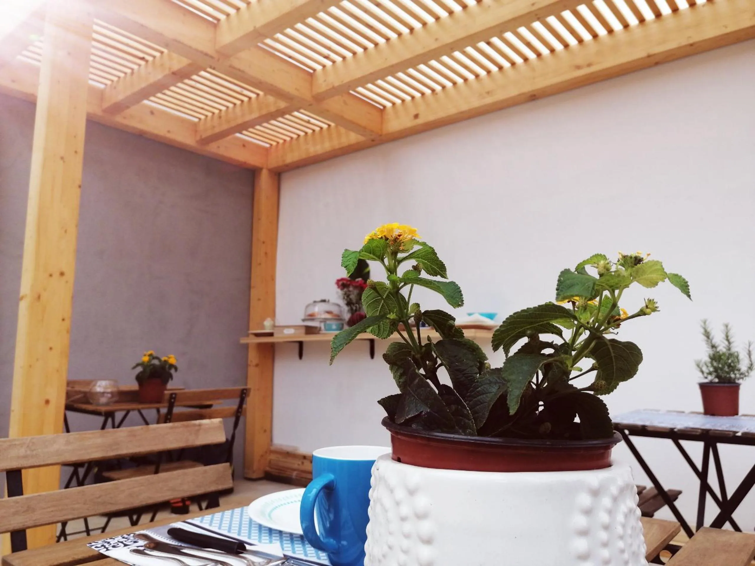 Balcony/Terrace in B&B Sea Salt