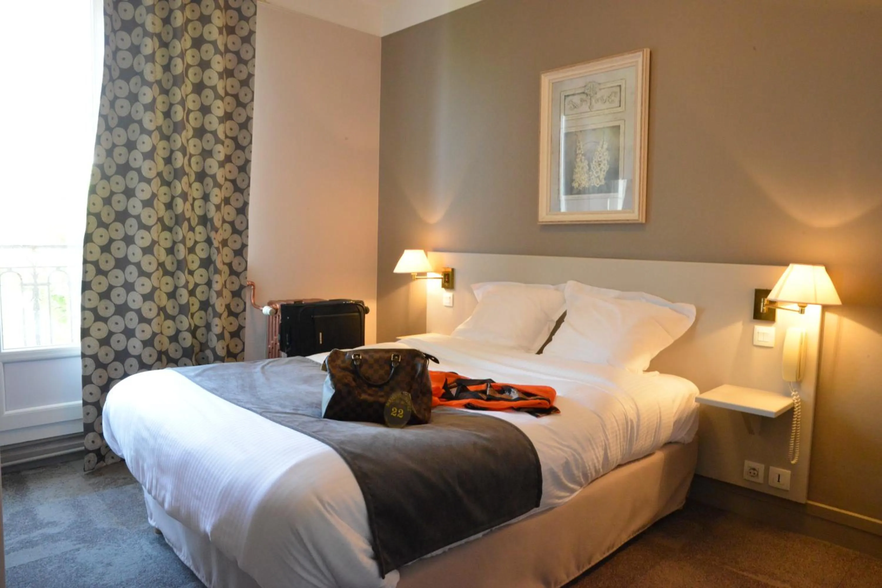 Bed in LOGIS Hotel Majestic Chatelaillon Plage - La Rochelle