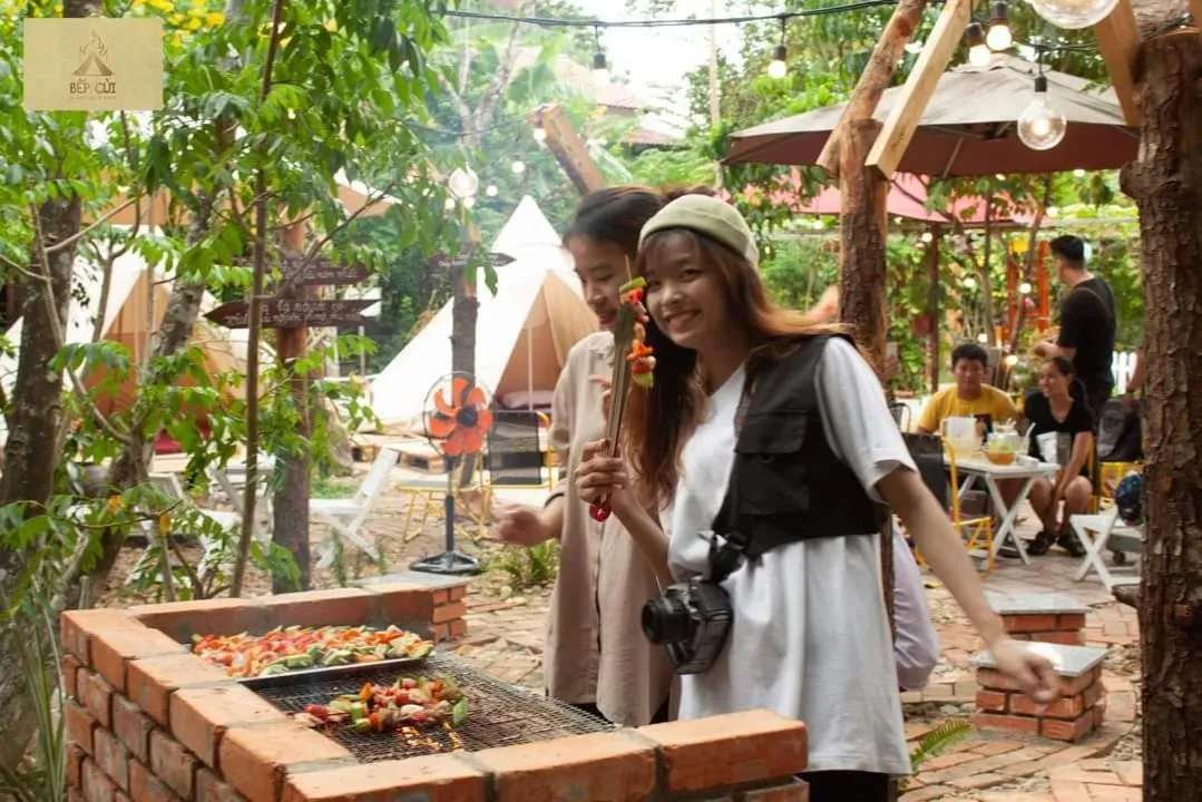 BBQ facilities in Hue Lotus Homestay