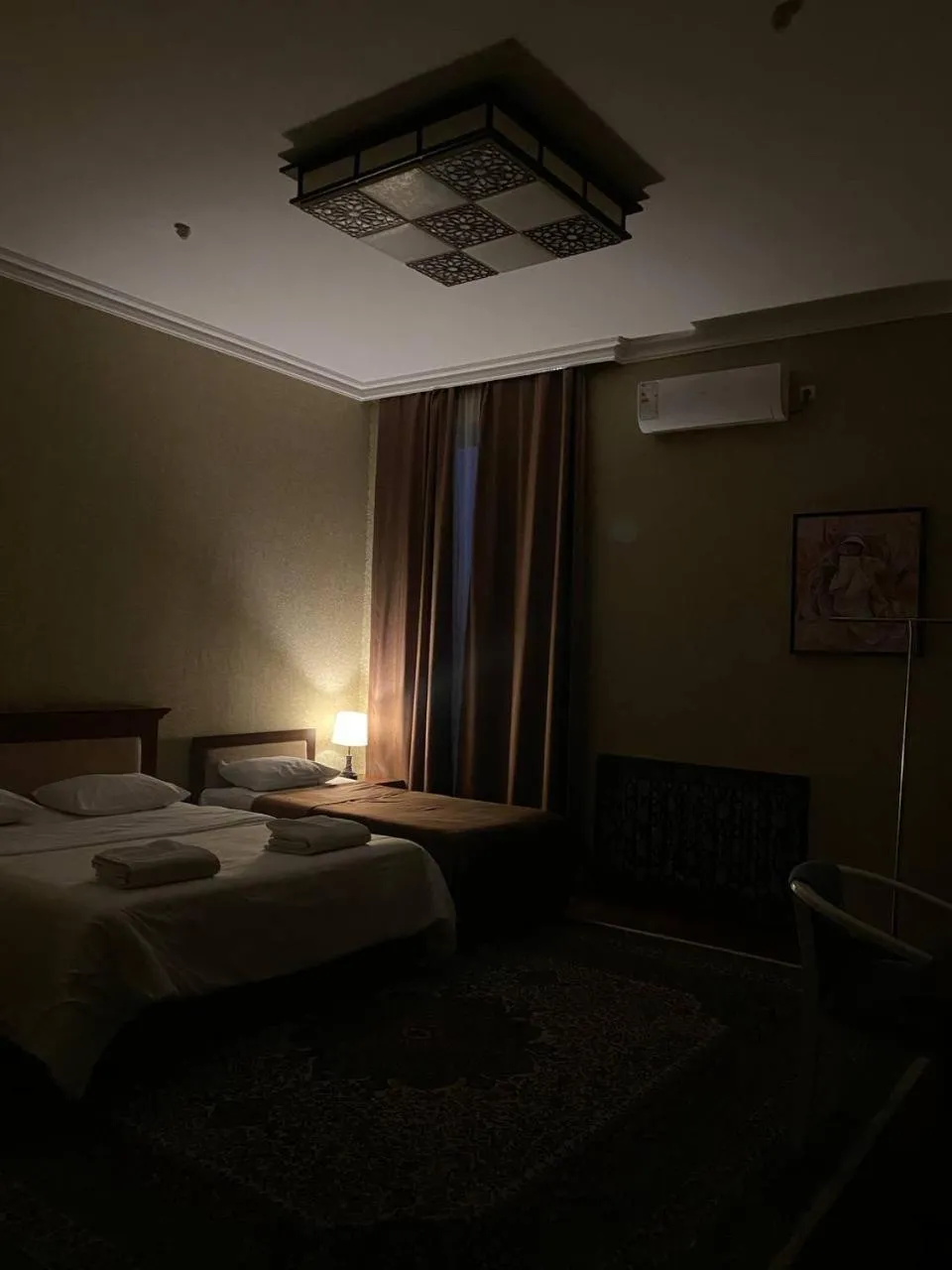 Bed in Hotel Vardonze