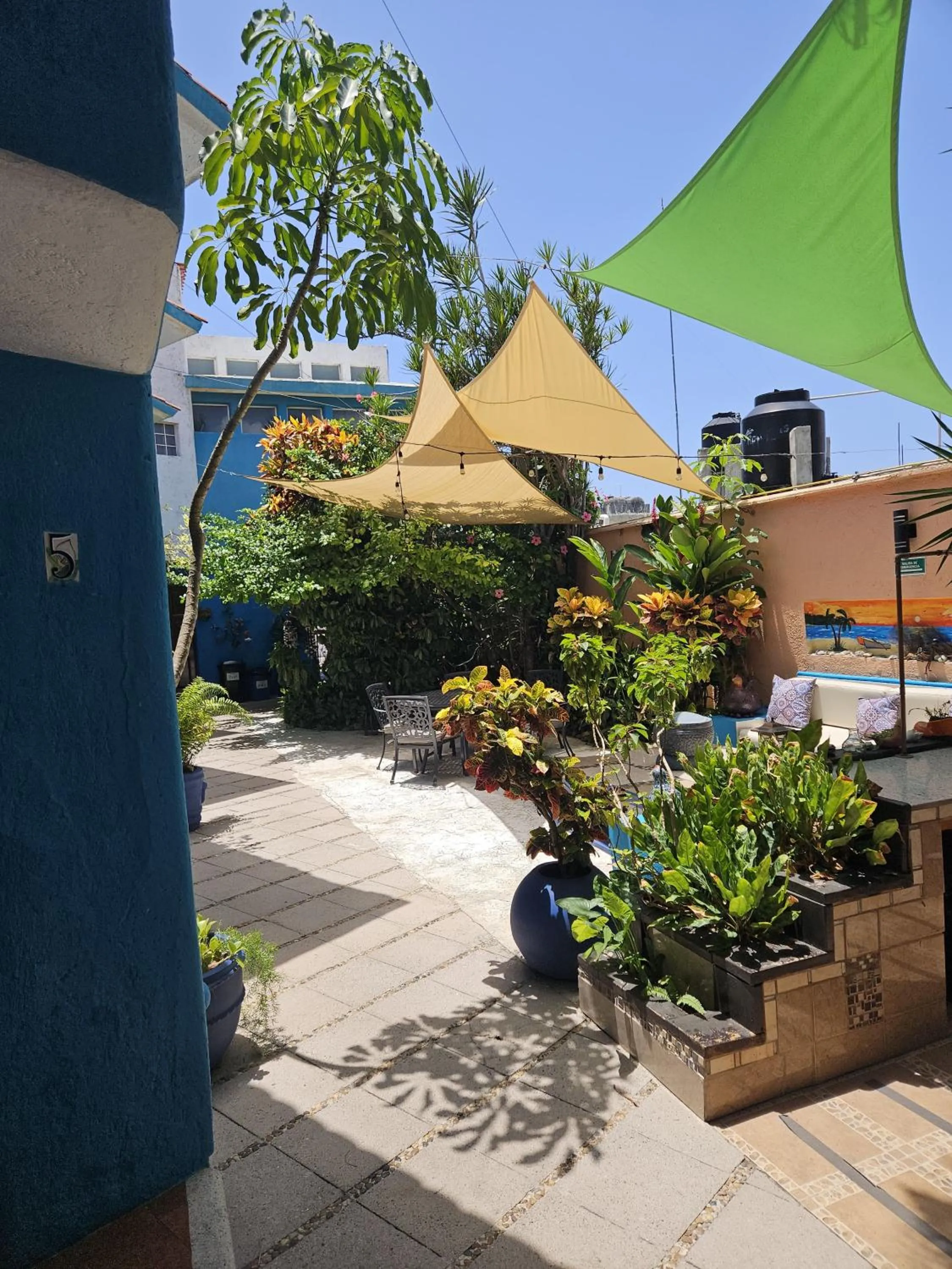 Patio in Hotel Villas Las Anclas