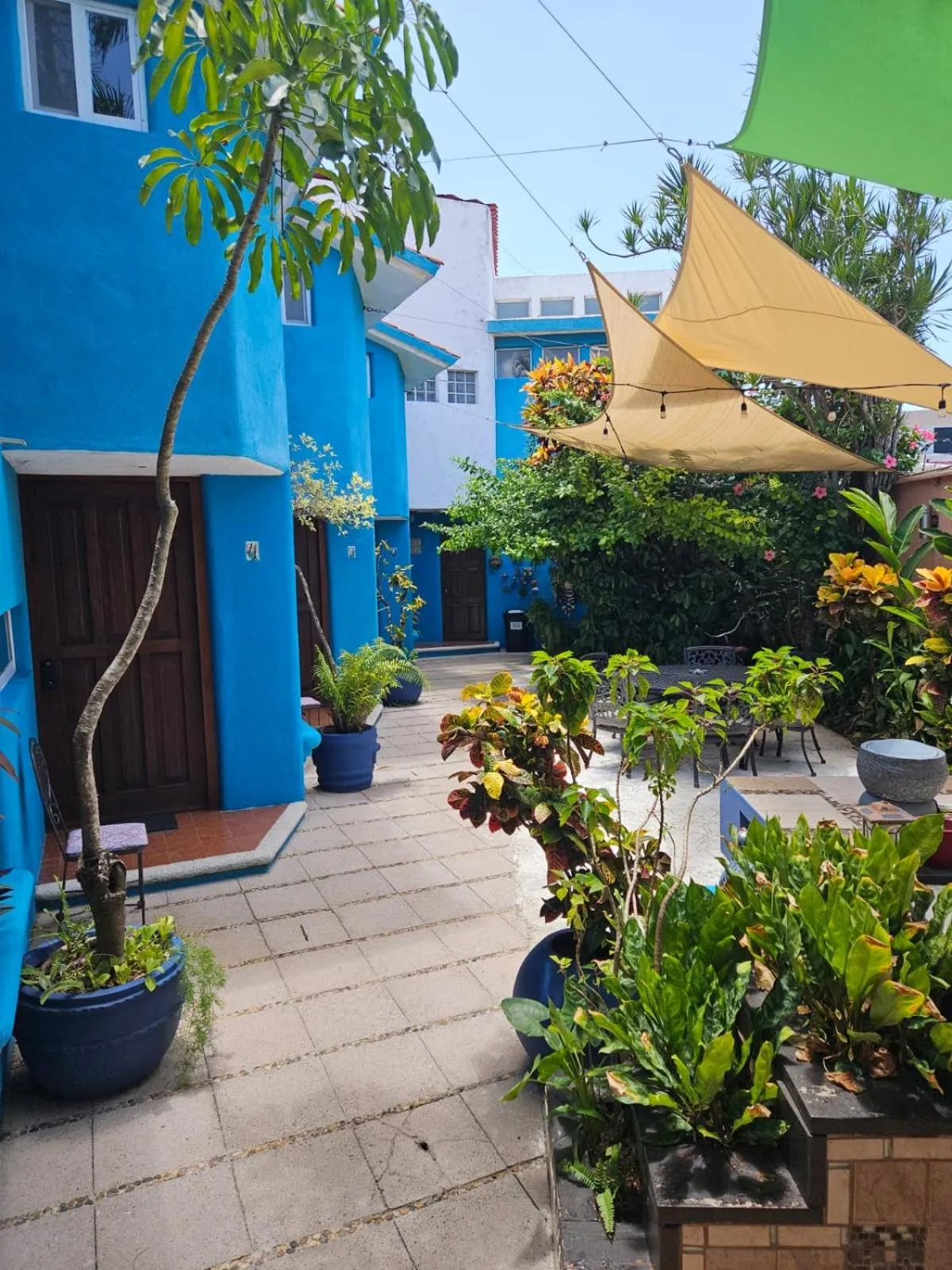 Patio in Hotel Villas Las Anclas