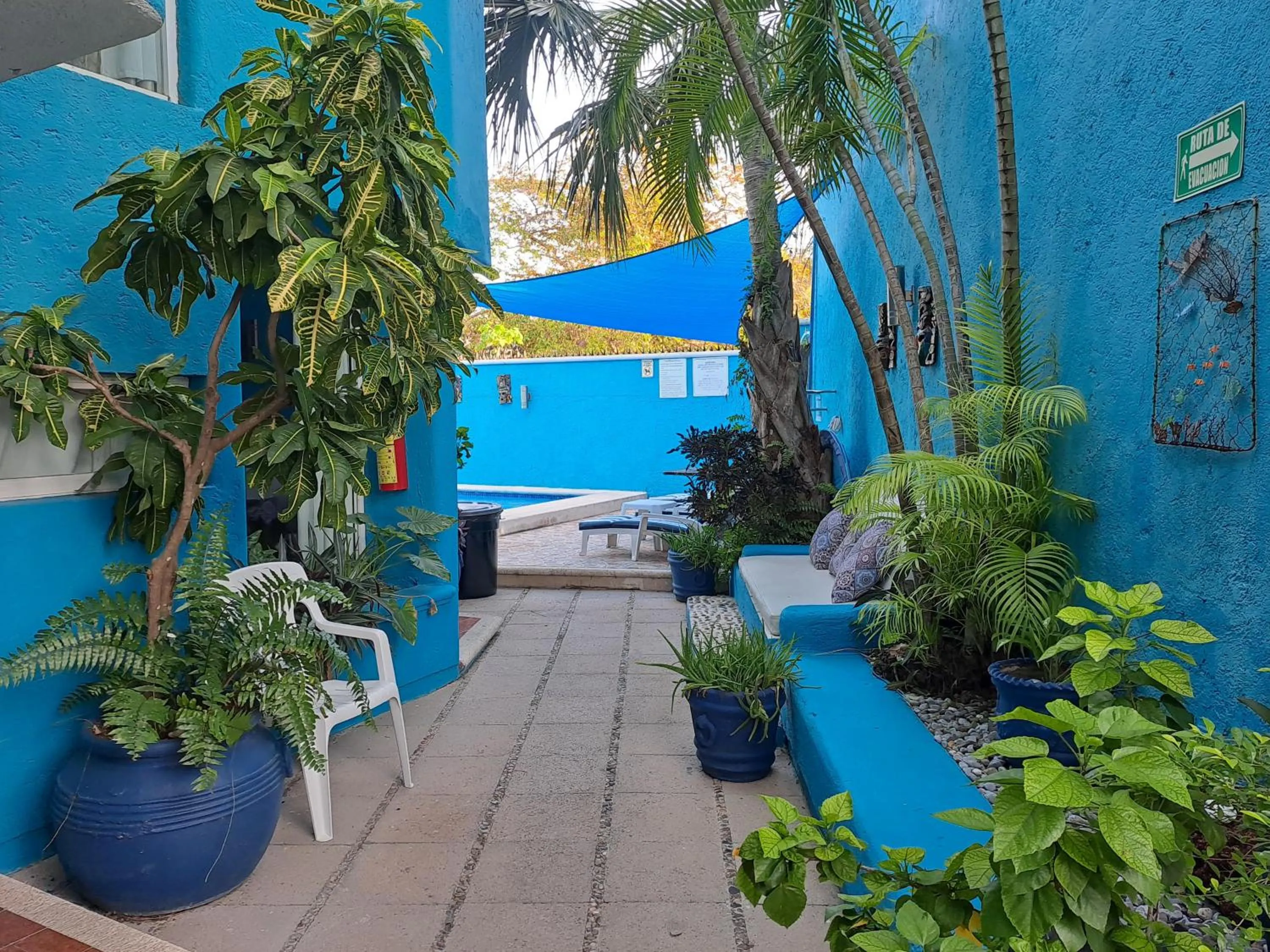 Patio in Hotel Villas Las Anclas