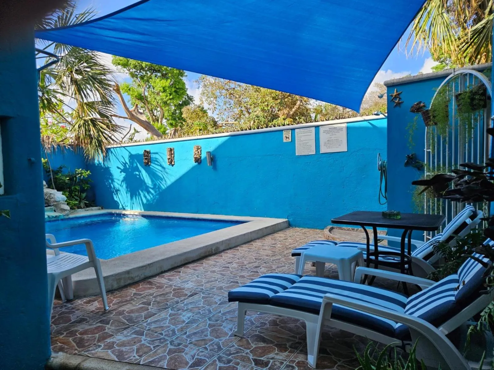 Pool view in Hotel Villas Las Anclas
