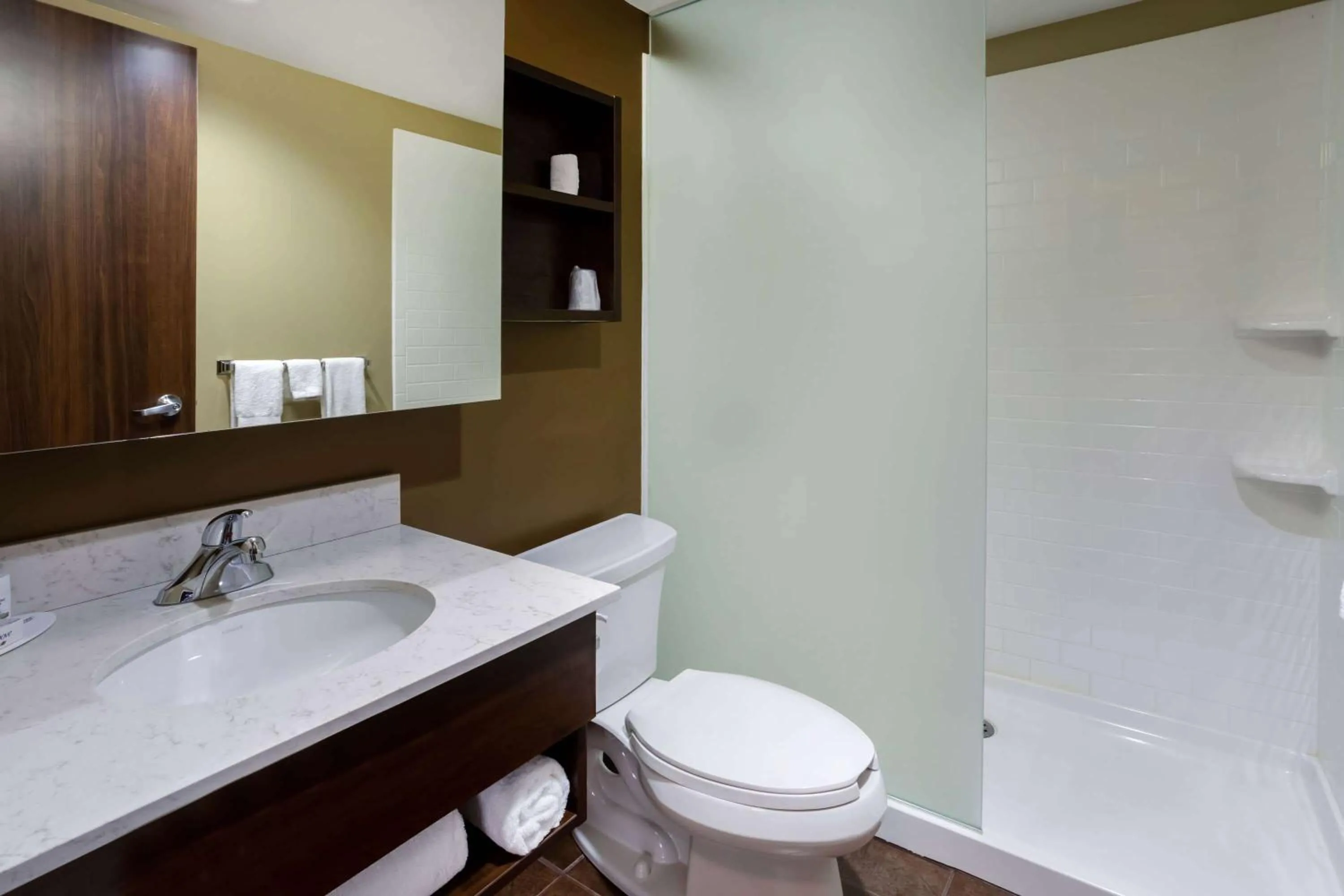 Bathroom in Microtel Inn & Suites by Wyndham - Timmins