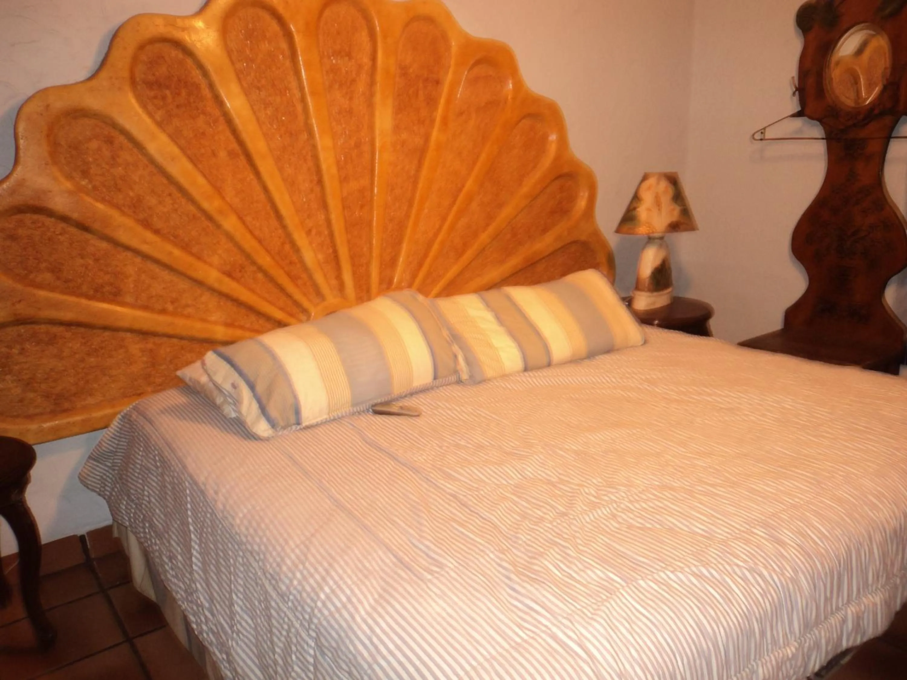 Decorative detail, Bed in Hotel el Fuerte