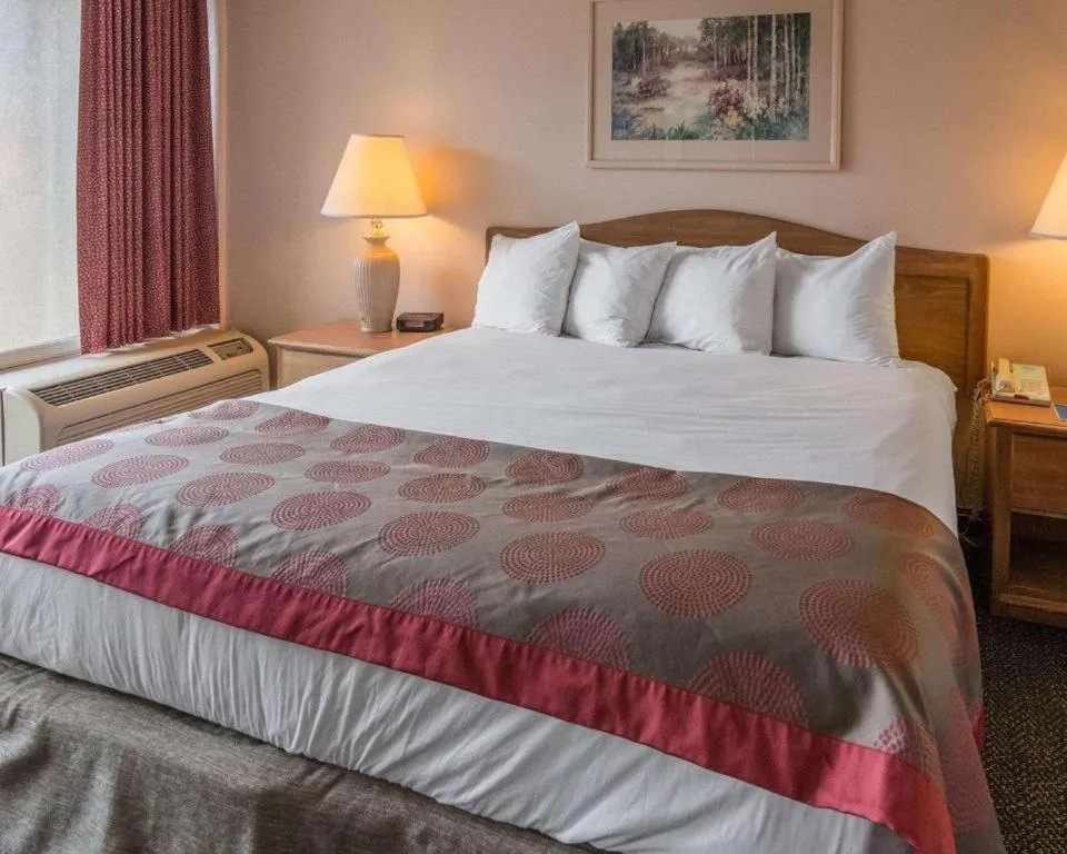 Bed in Economy Inn & Suites