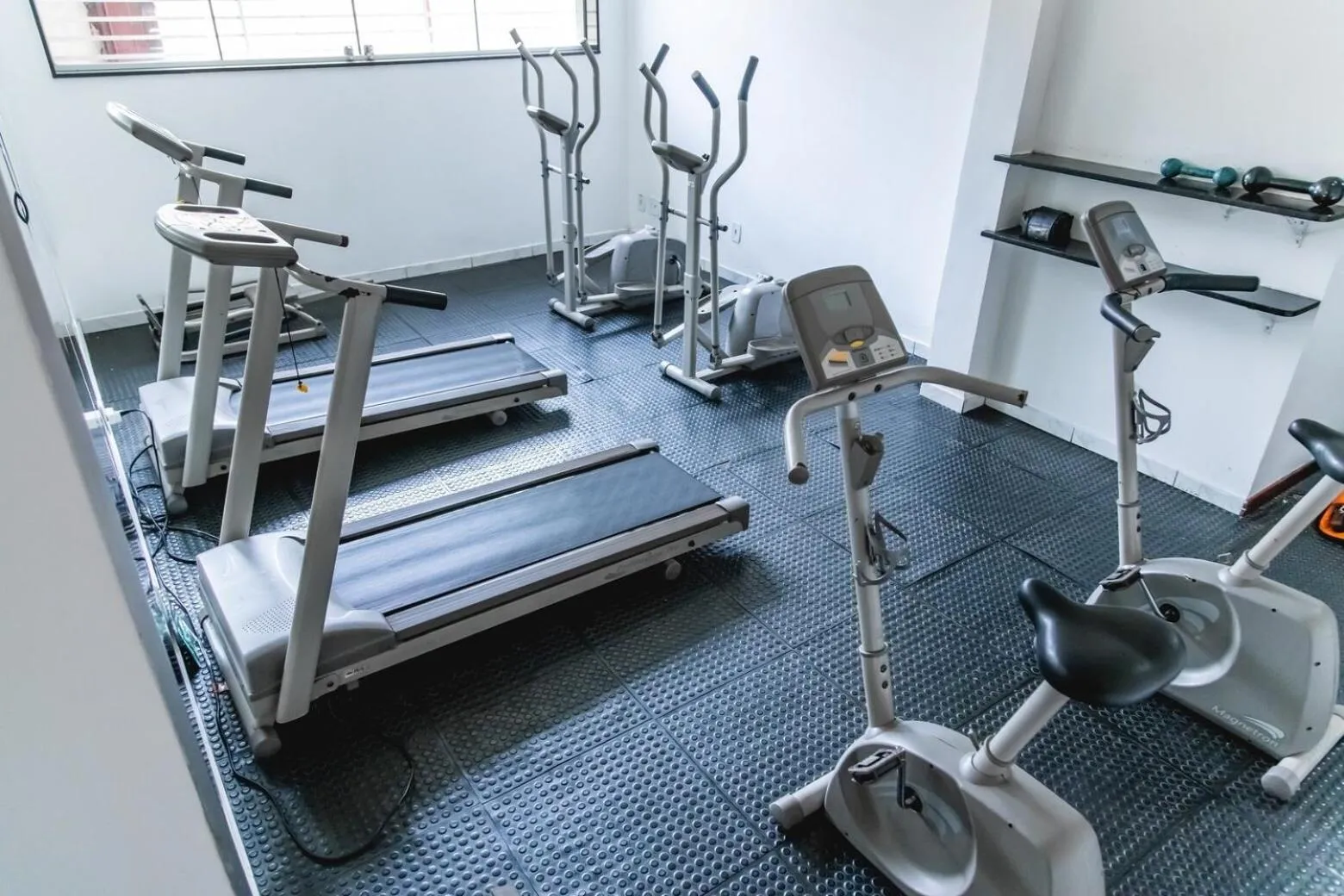 Fitness centre/facilities in Brasília Park Hotel
