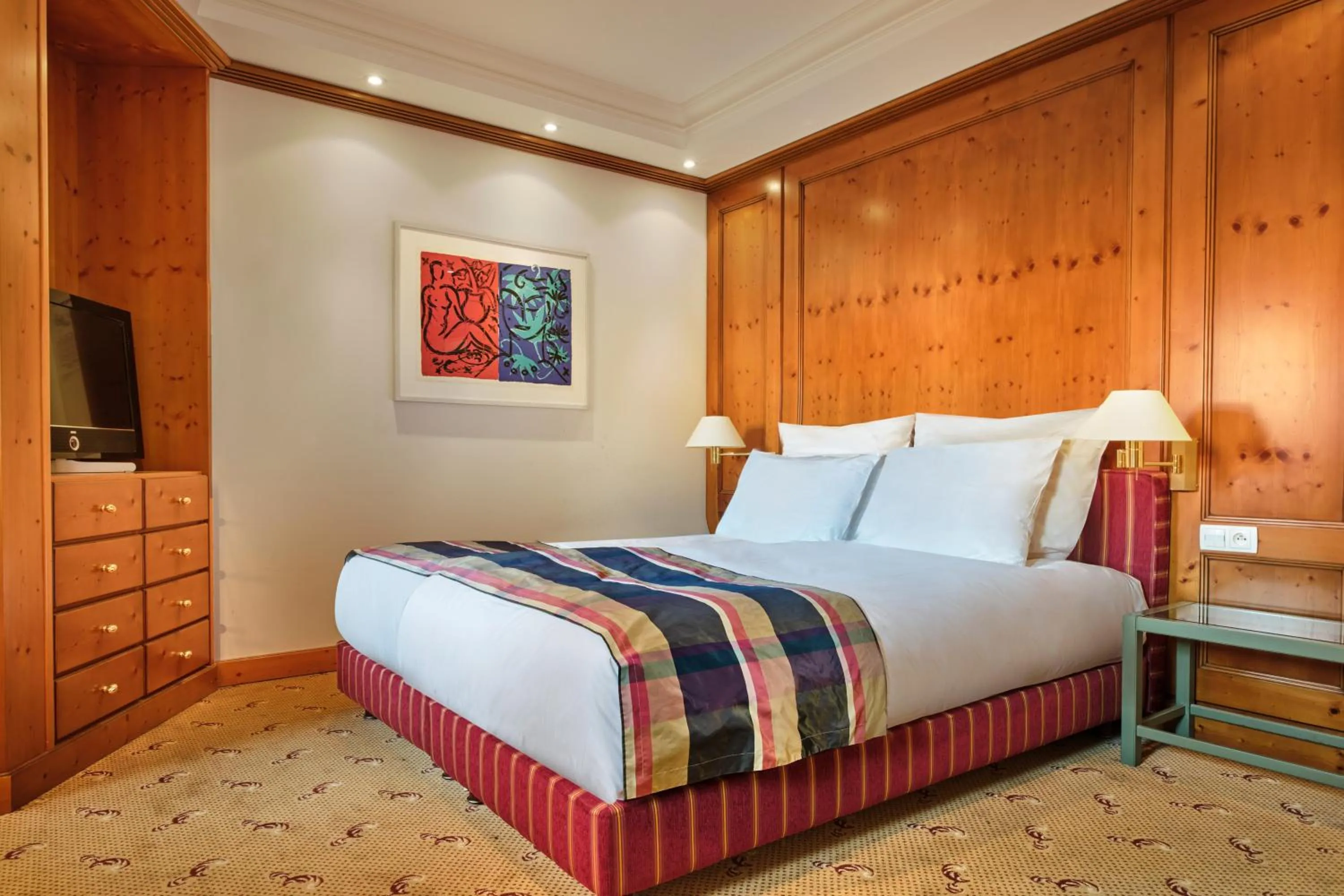 Bedroom, Bed in Hotel & Spa A la cour d'Alsace by HappyCulture