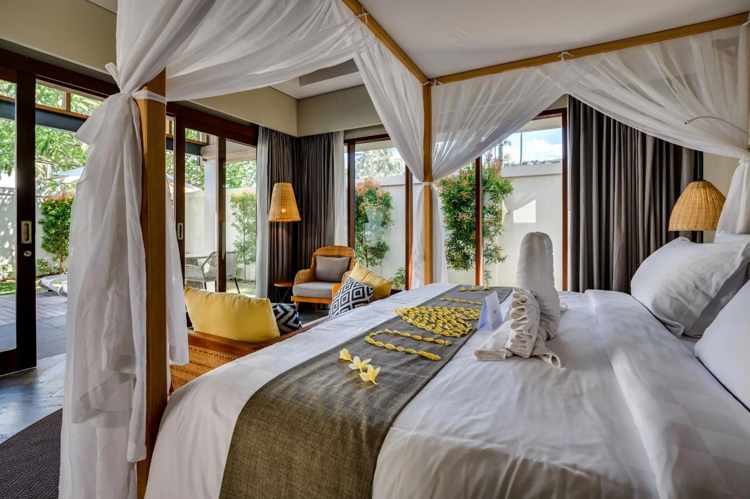 Bedroom, Bed in The Kayana Beach Lombok