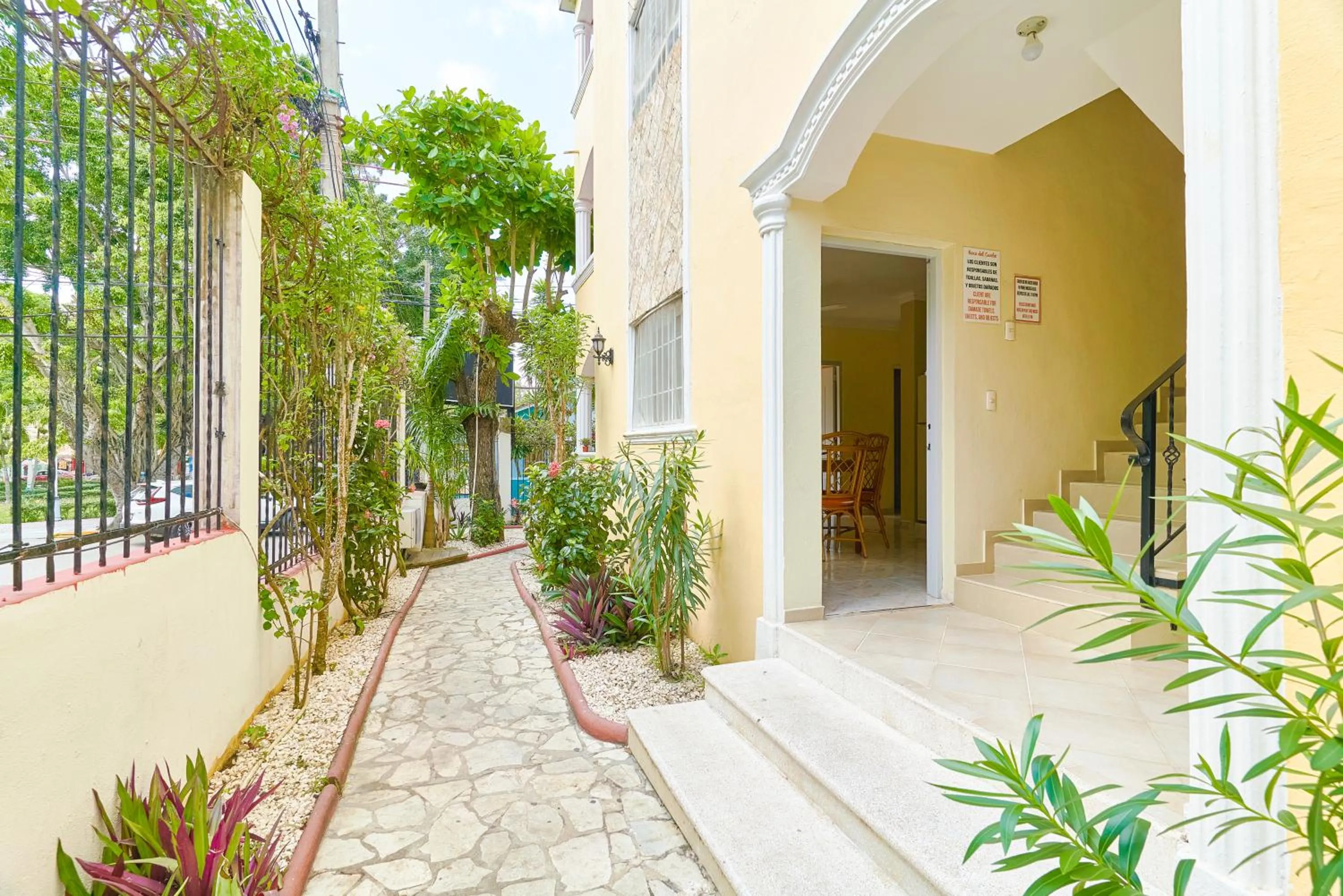 Facade/entrance in Parco del Caribe