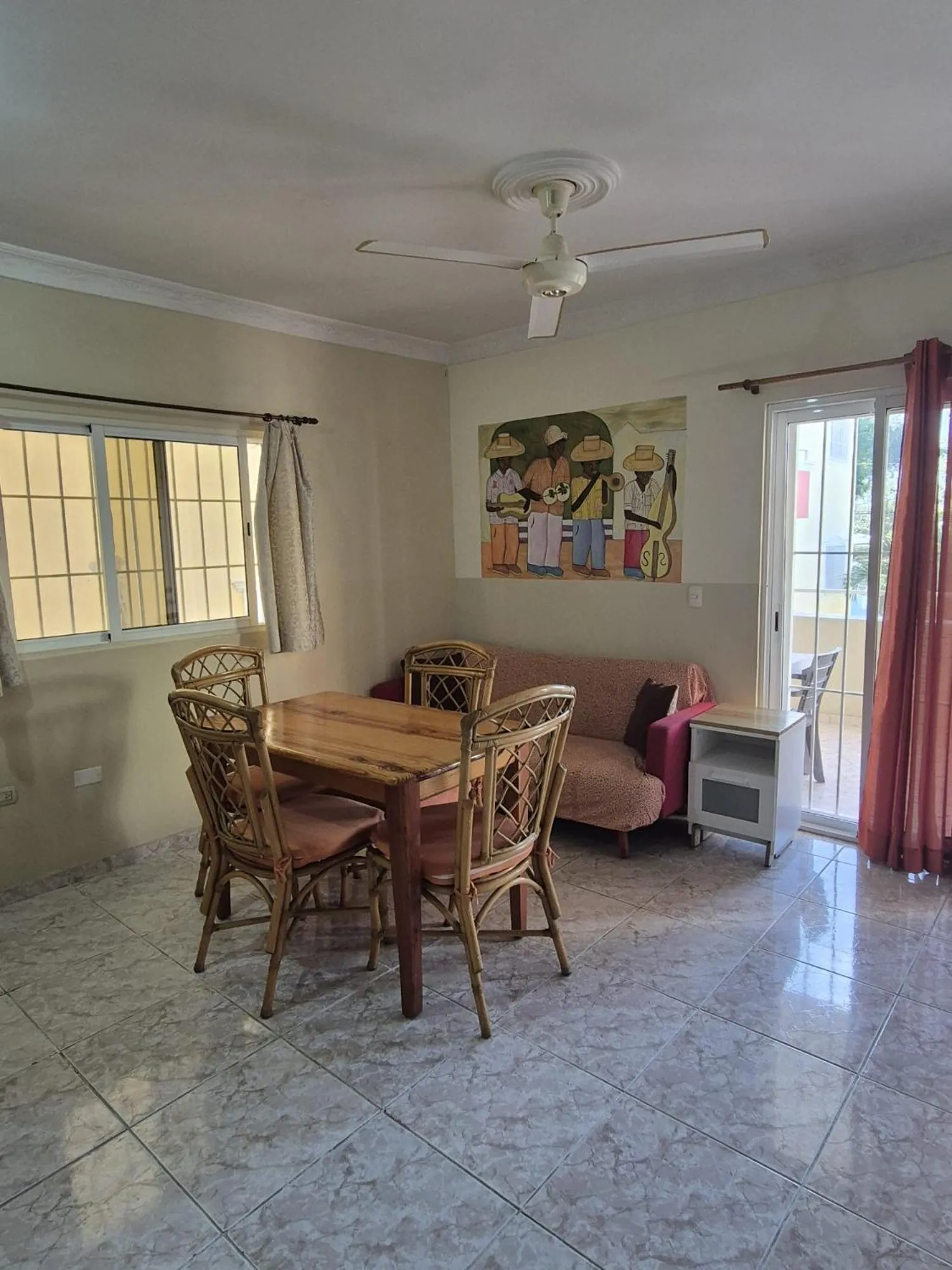 Dining area in Parco del Caribe