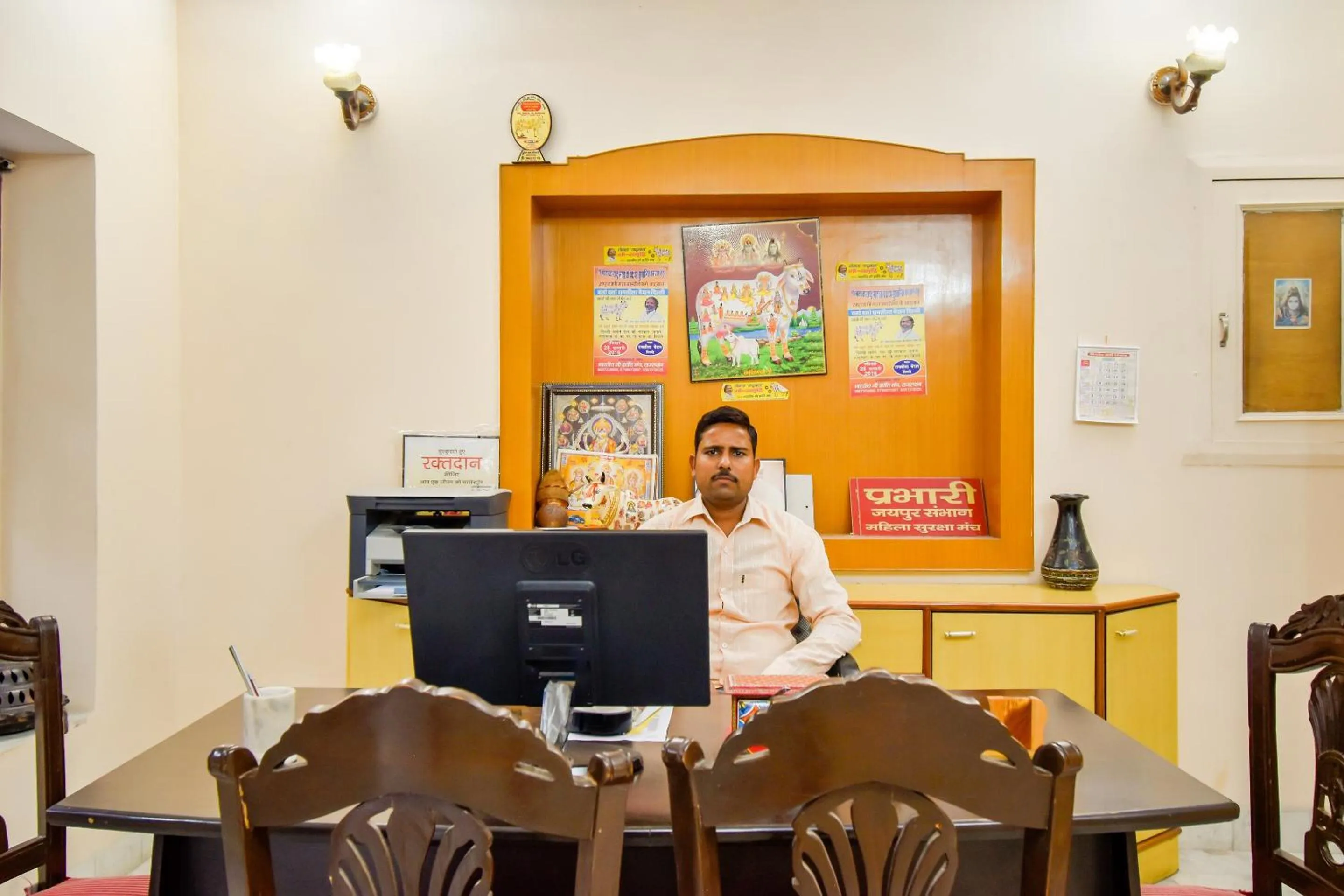 Lobby or reception in Hotel O The Nandini's Guest House