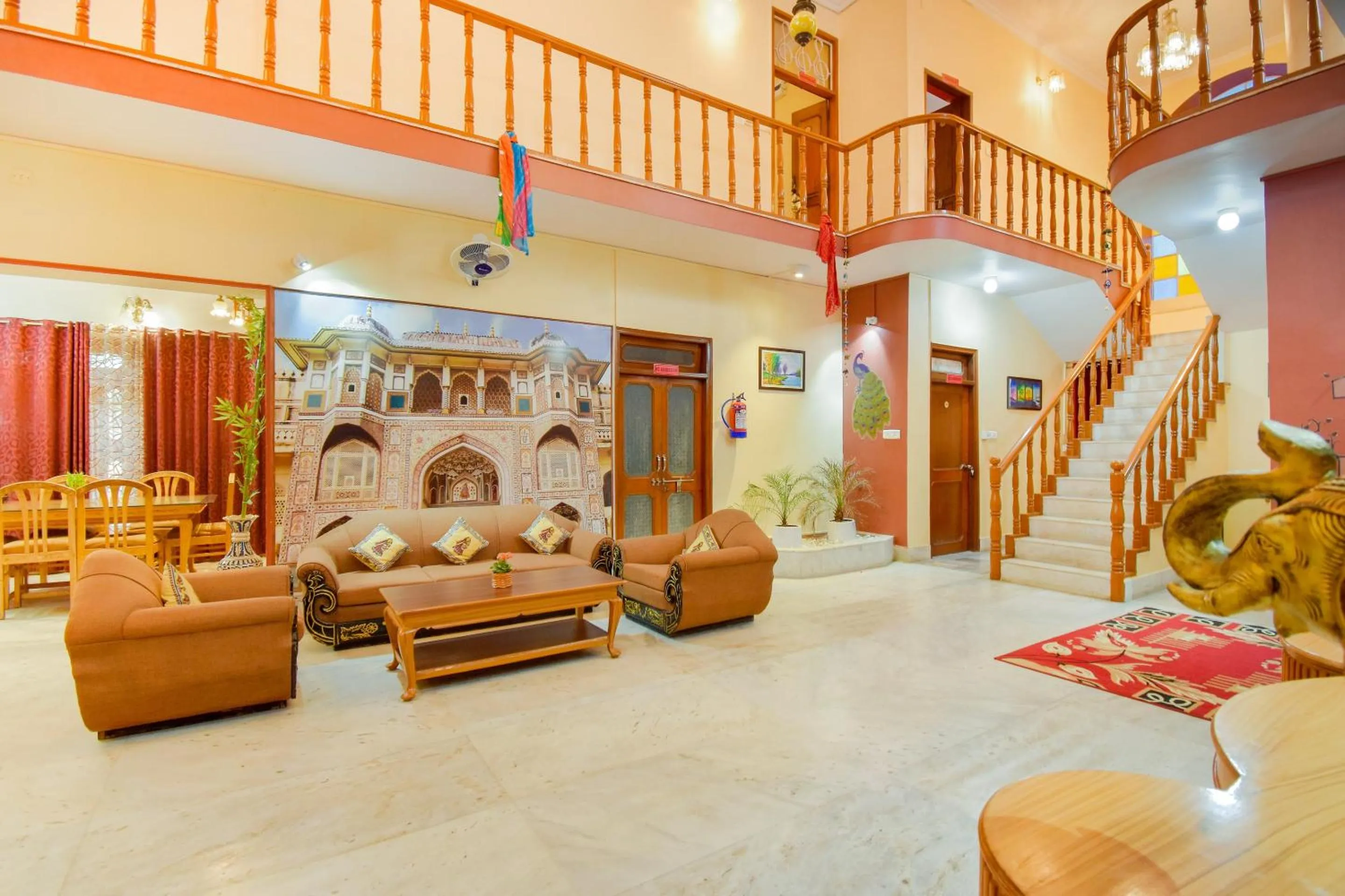 Lobby or reception in Hotel O The Nandini's Guest House