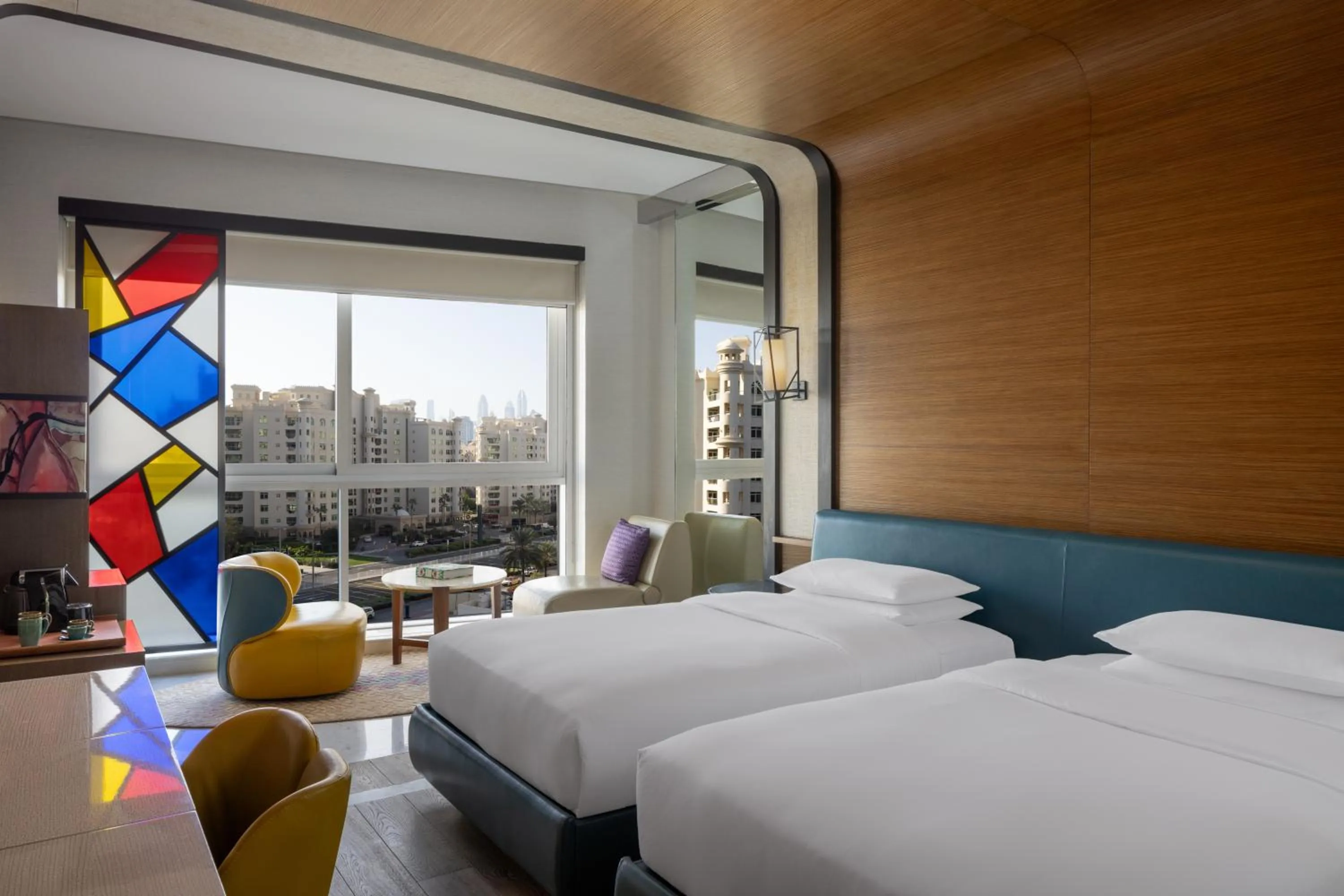 Bedroom, Bed in Andaz Dubai The Palm, By Hyatt