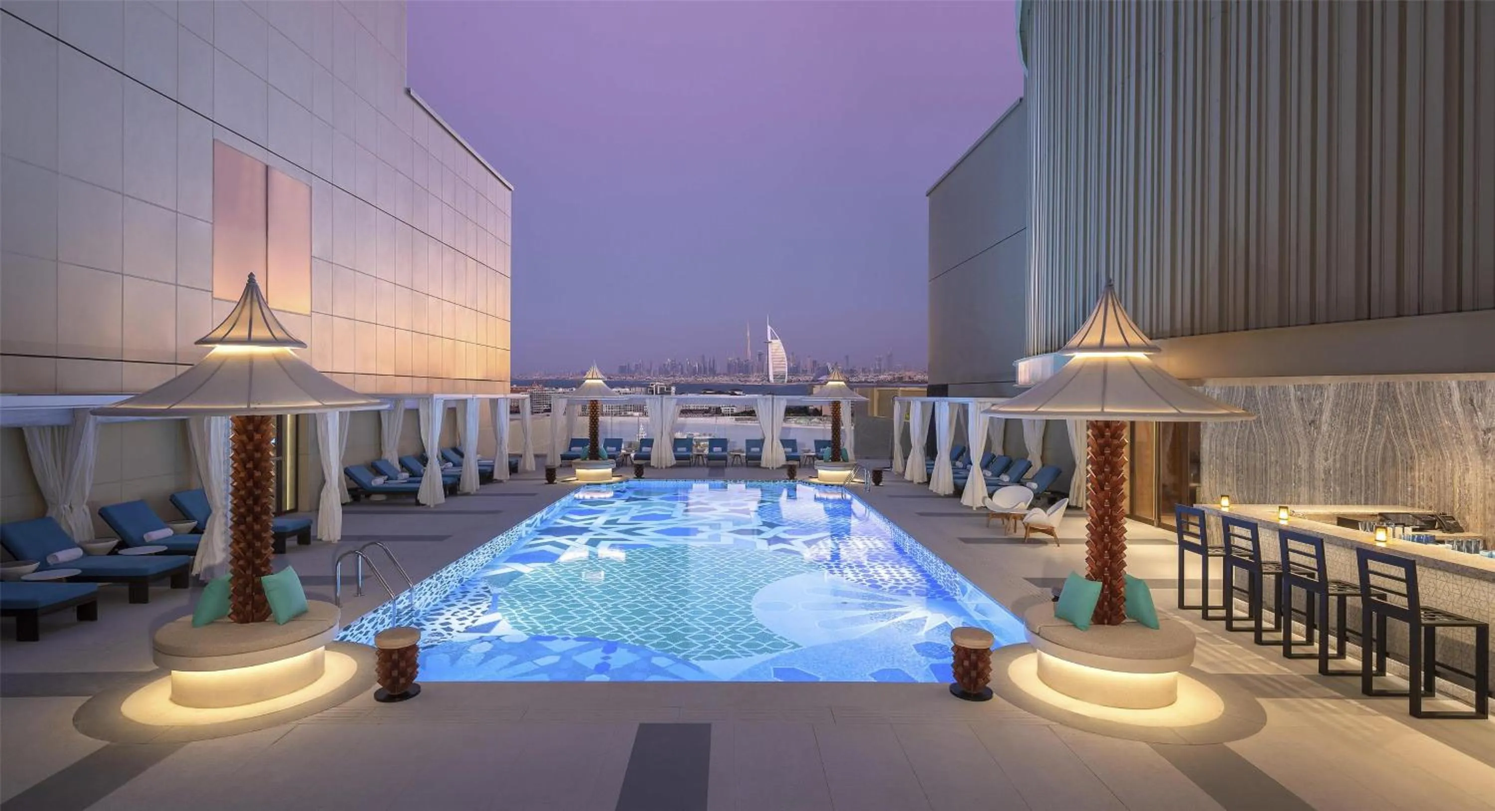 Swimming pool in Andaz Dubai The Palm, By Hyatt