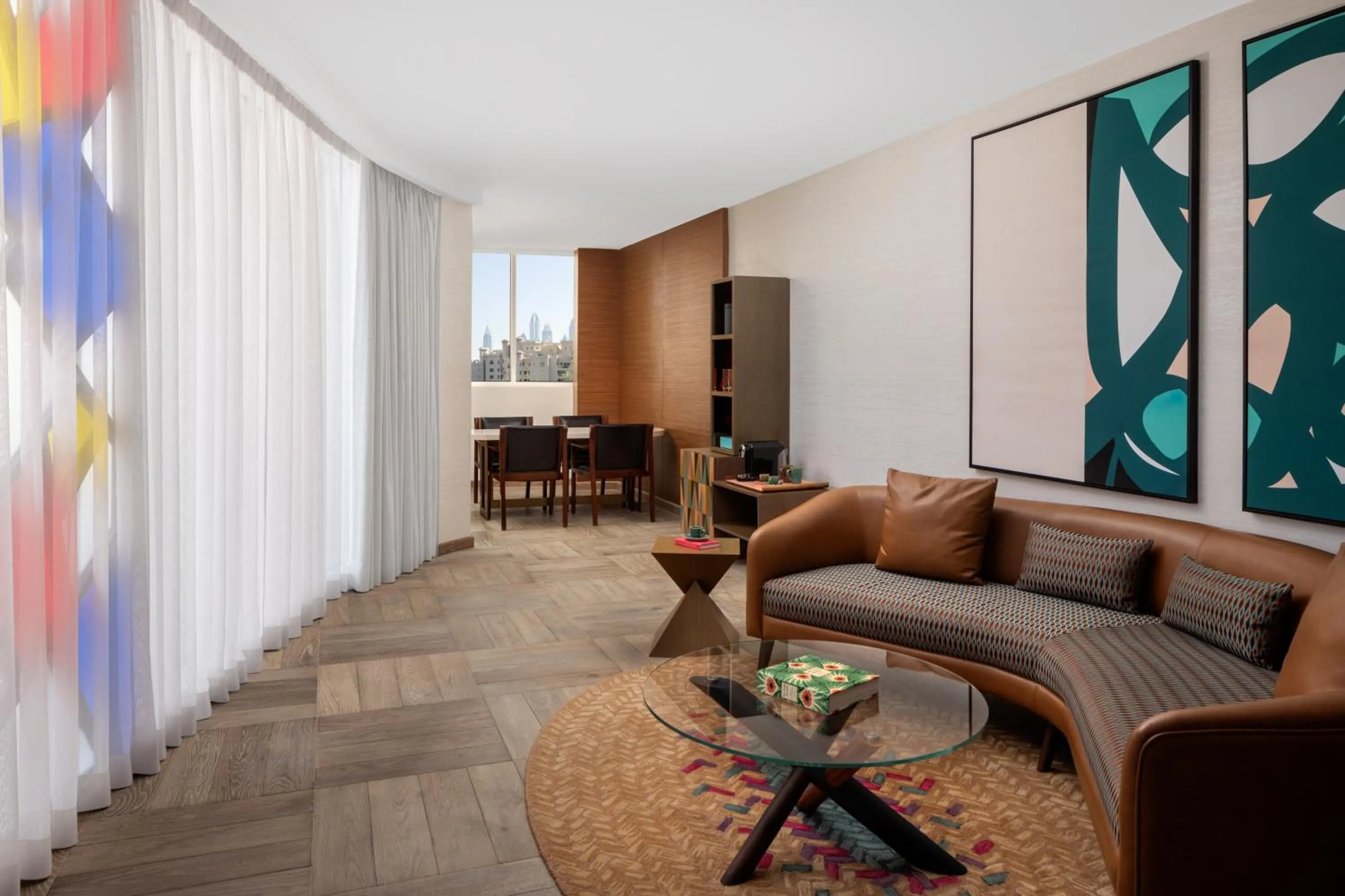 Living room in Andaz Dubai The Palm, By Hyatt