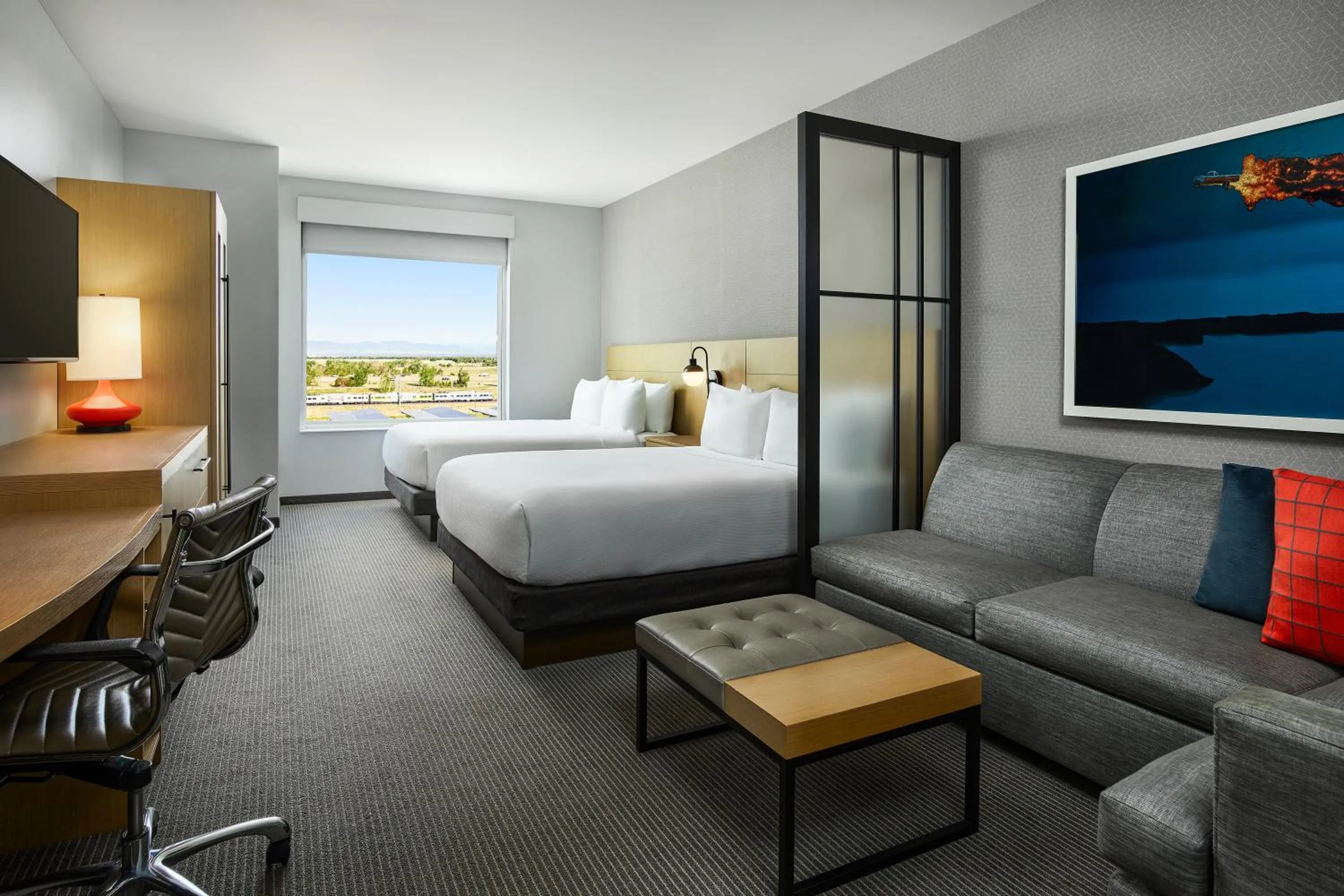 Bed in Hyatt Place Pena Station/Denver Airport