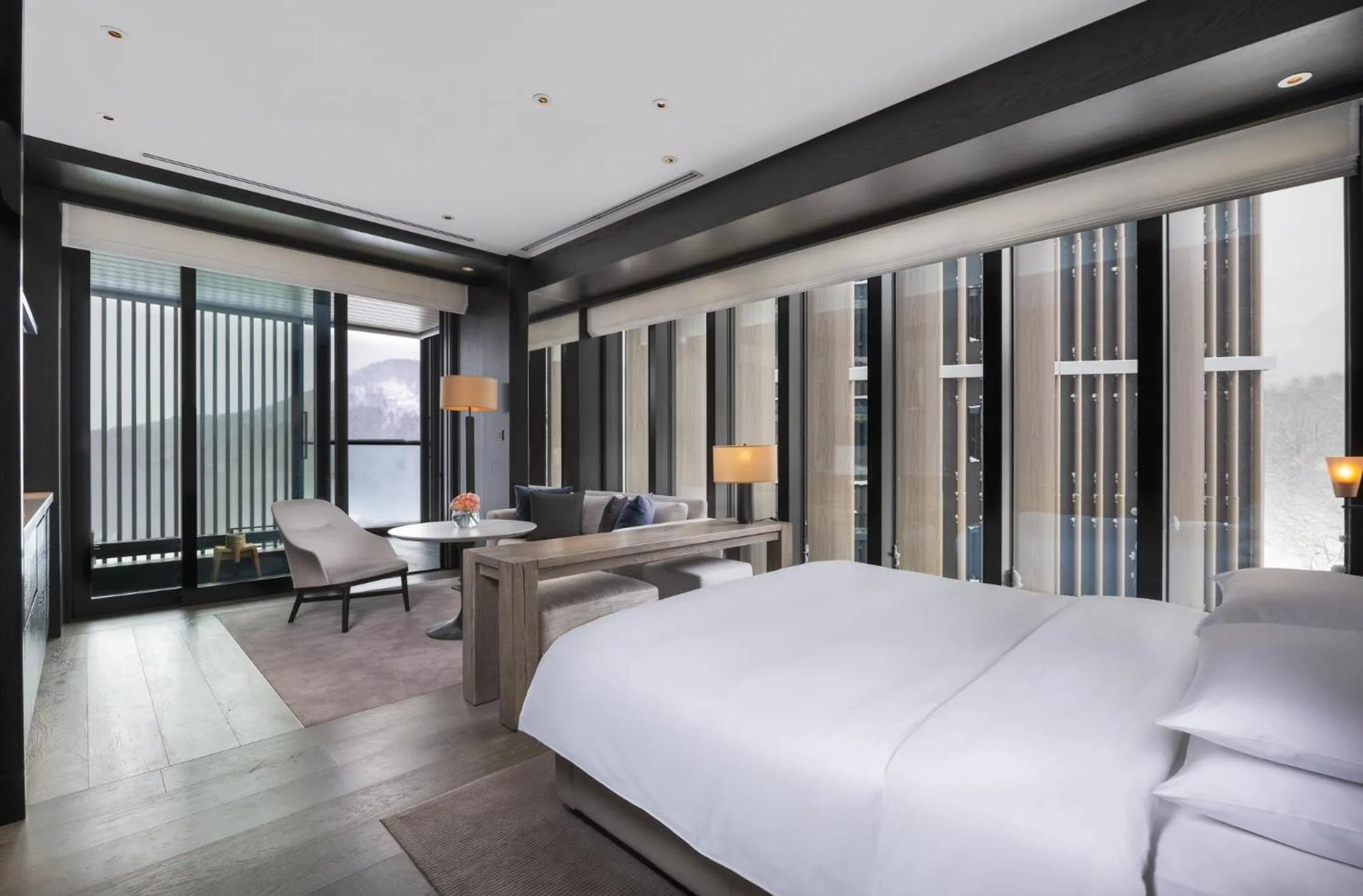 Bed in Park Hyatt Niseko Hanazono