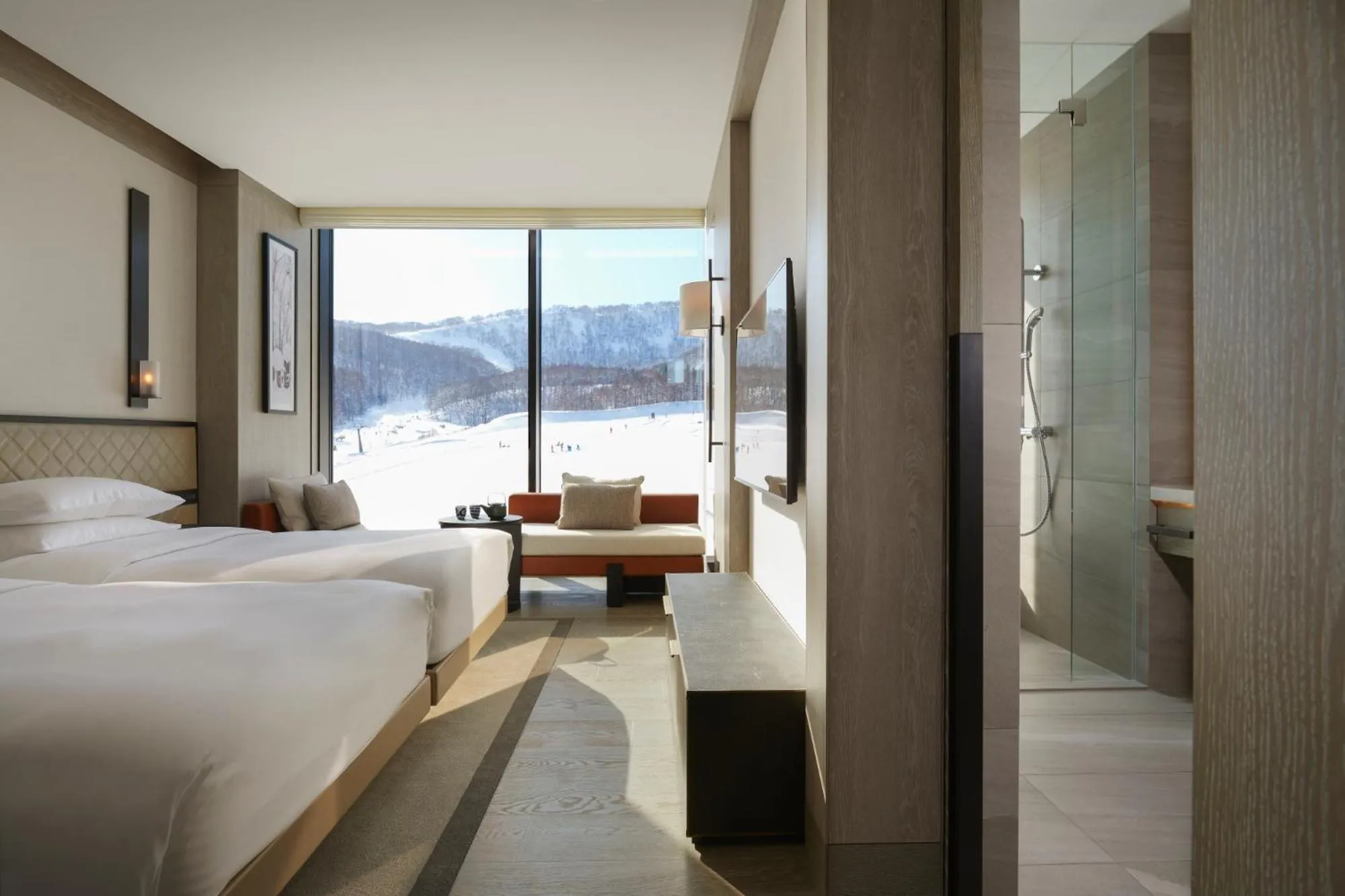 Bed in Park Hyatt Niseko Hanazono