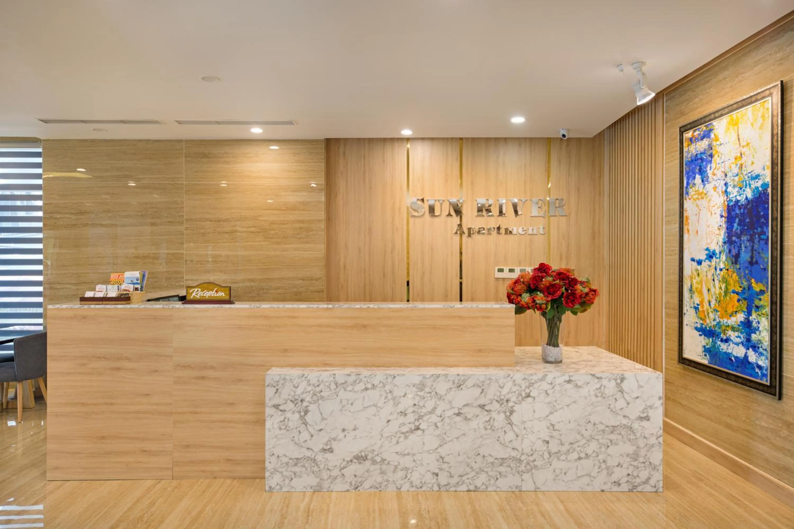 Lobby or reception in Sun River Hotel & Apartment