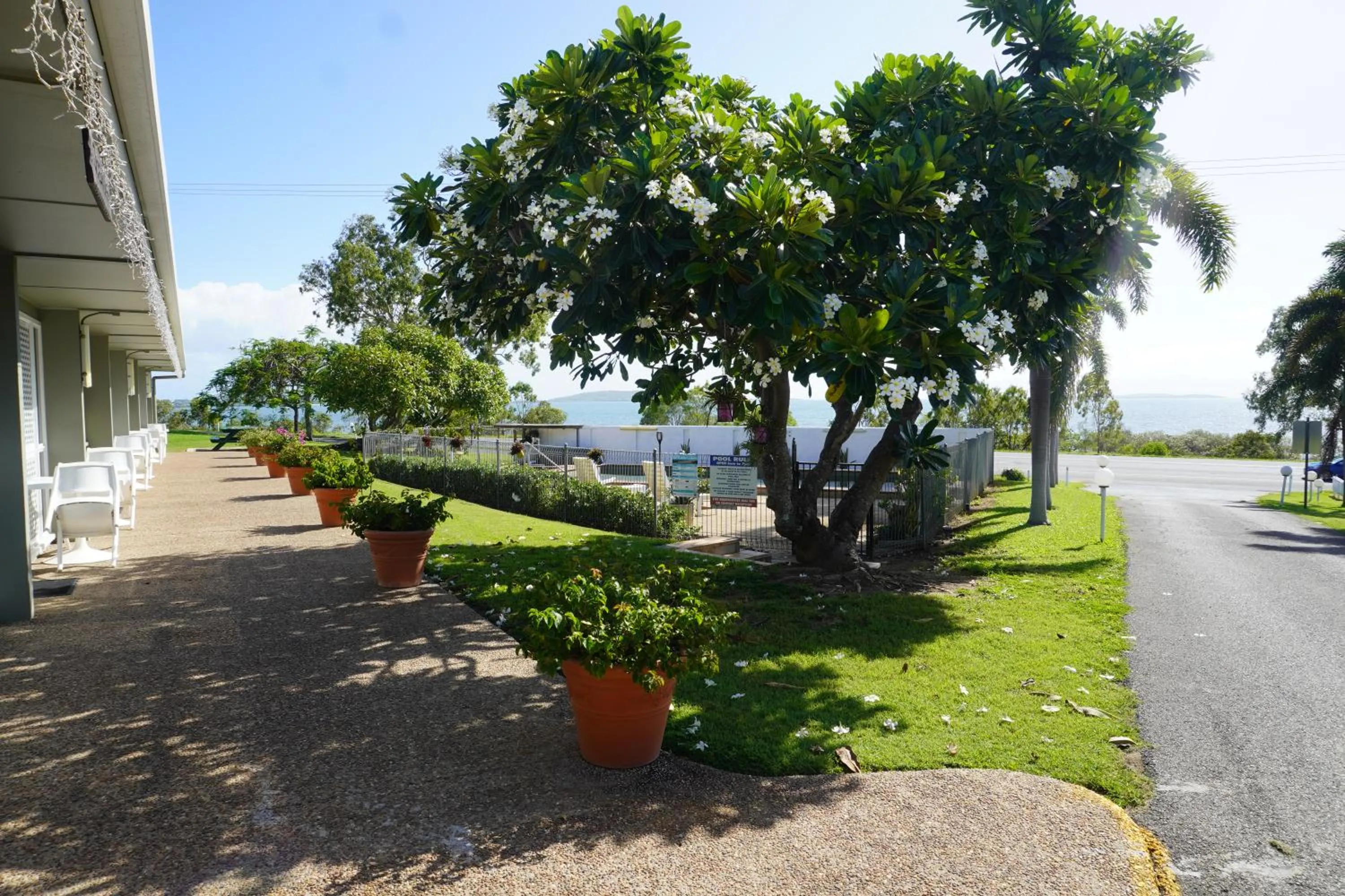 Property building in Ocean View Motel Bowen