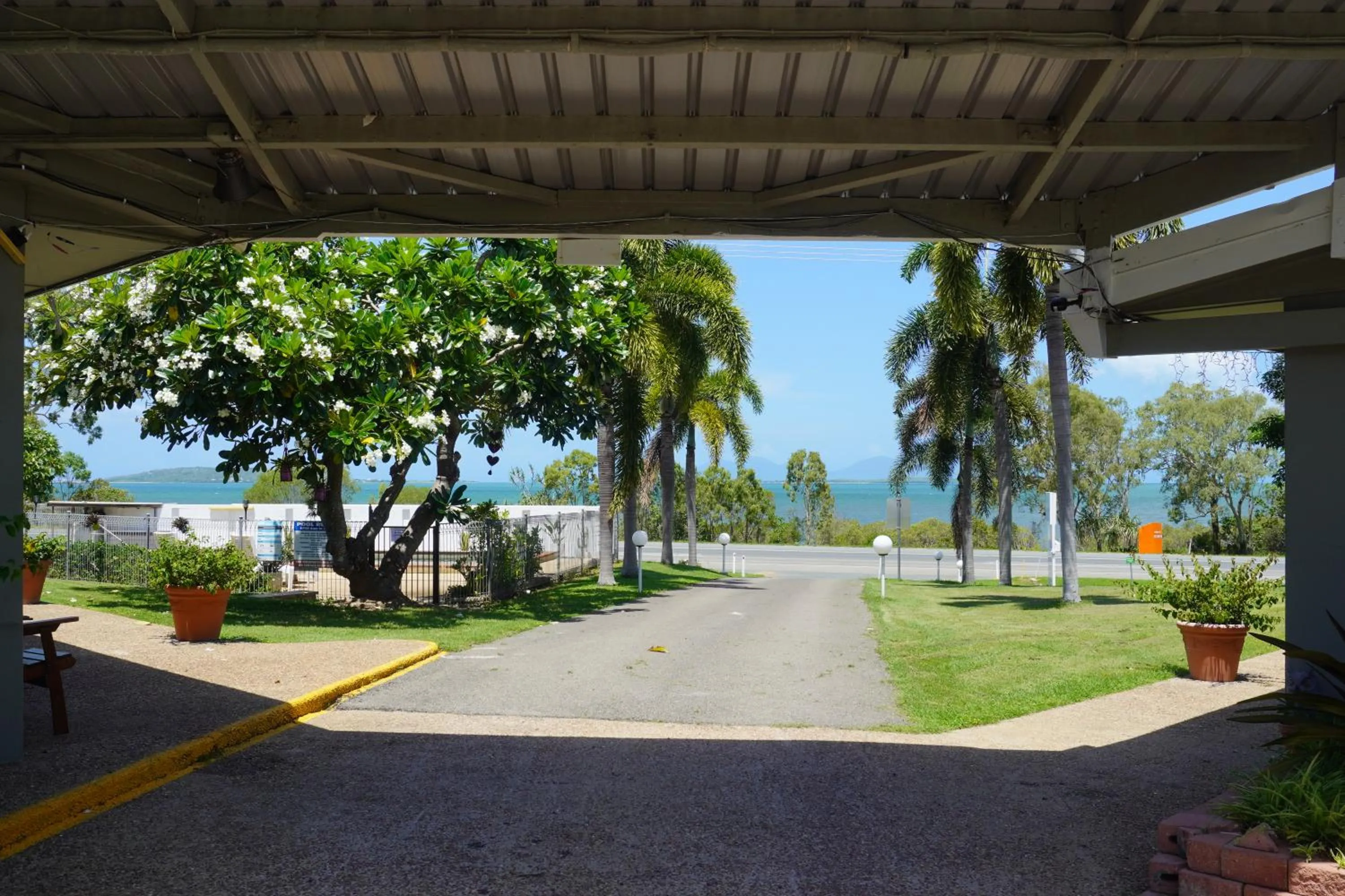 Property building in Ocean View Motel Bowen