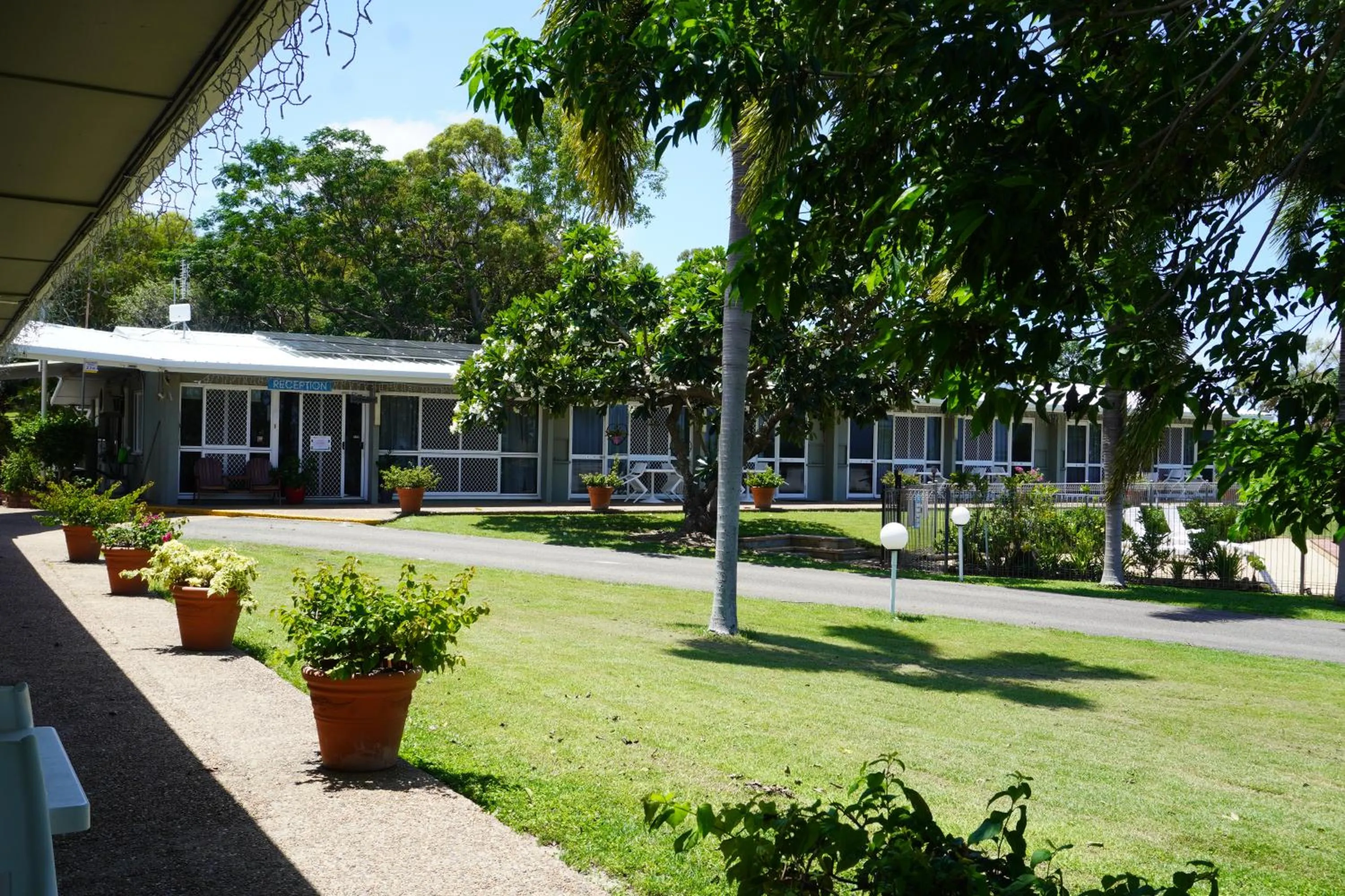 Property building in Ocean View Motel Bowen