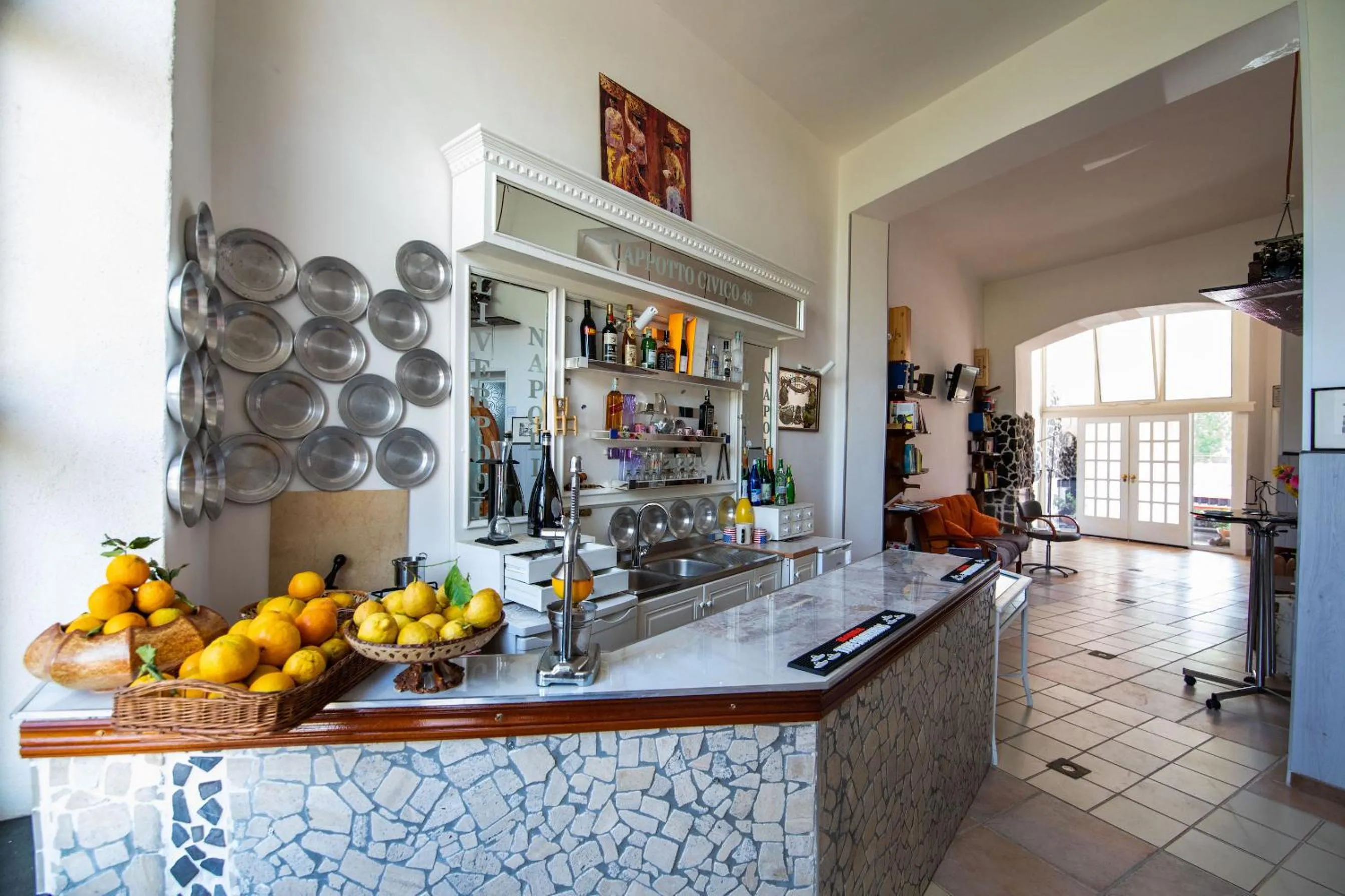 Lobby or reception in B&B Cappotto civico 48