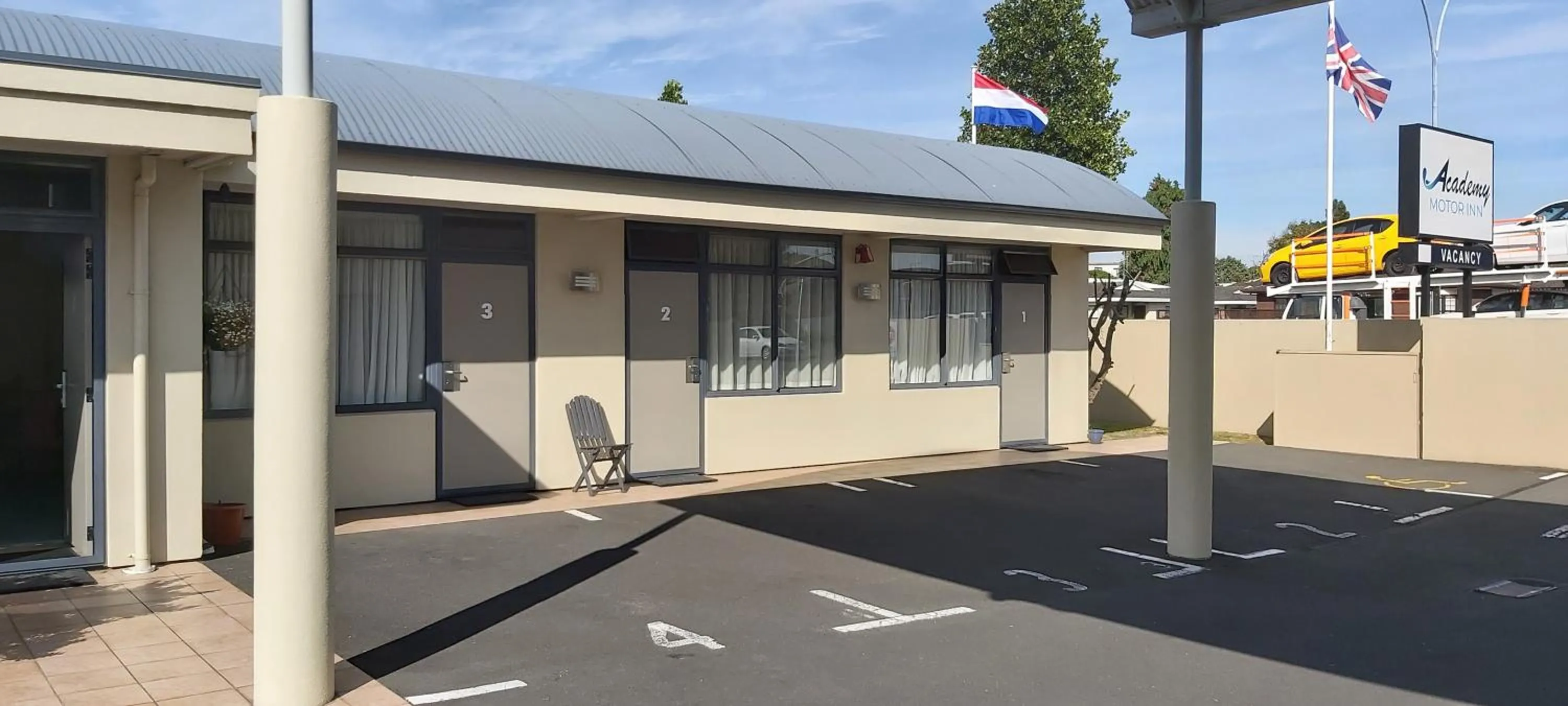 Property building in Academy Motor Inn