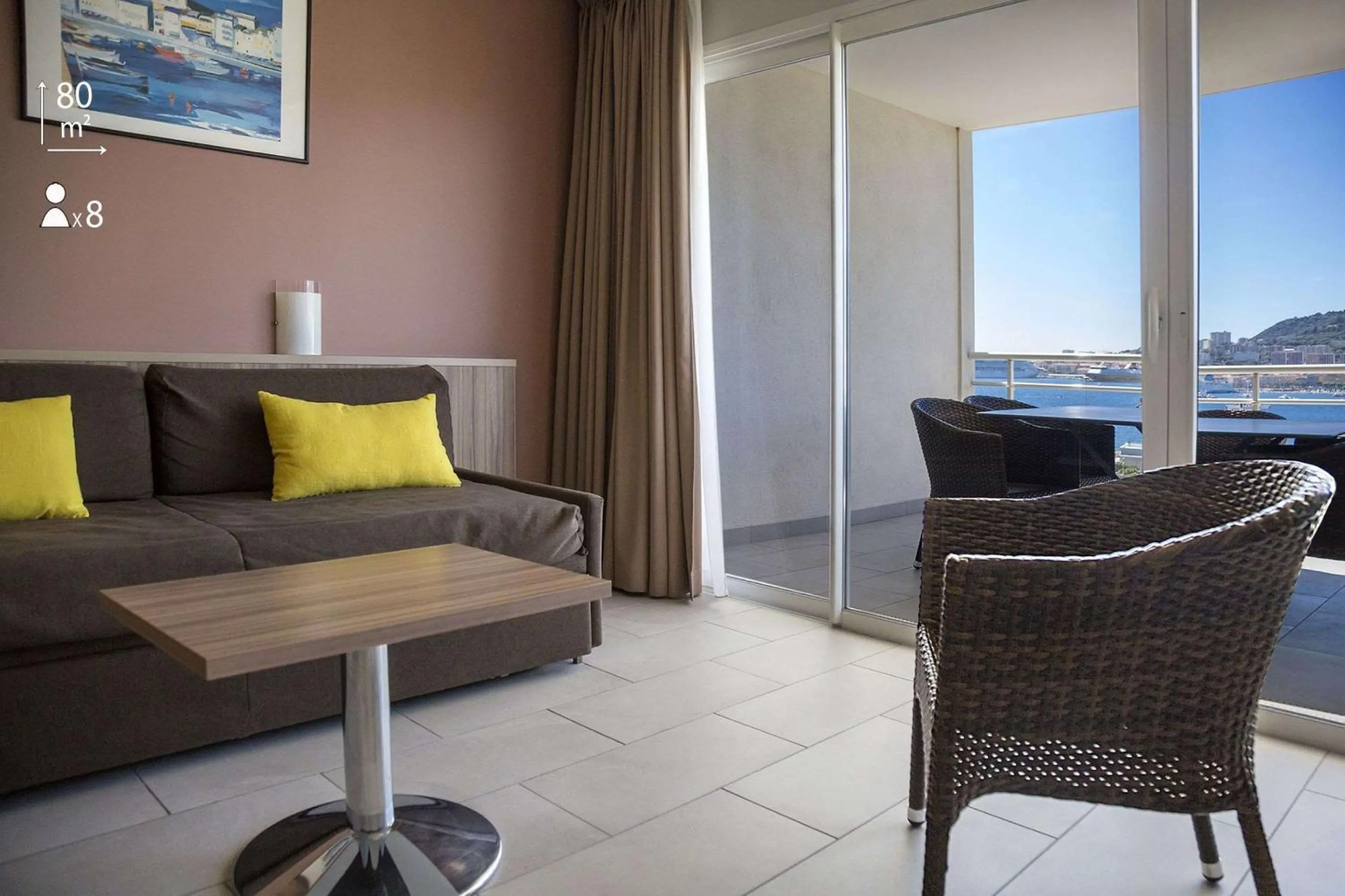 Photo of the whole room in Best Western Plus Ajaccio Amirauté