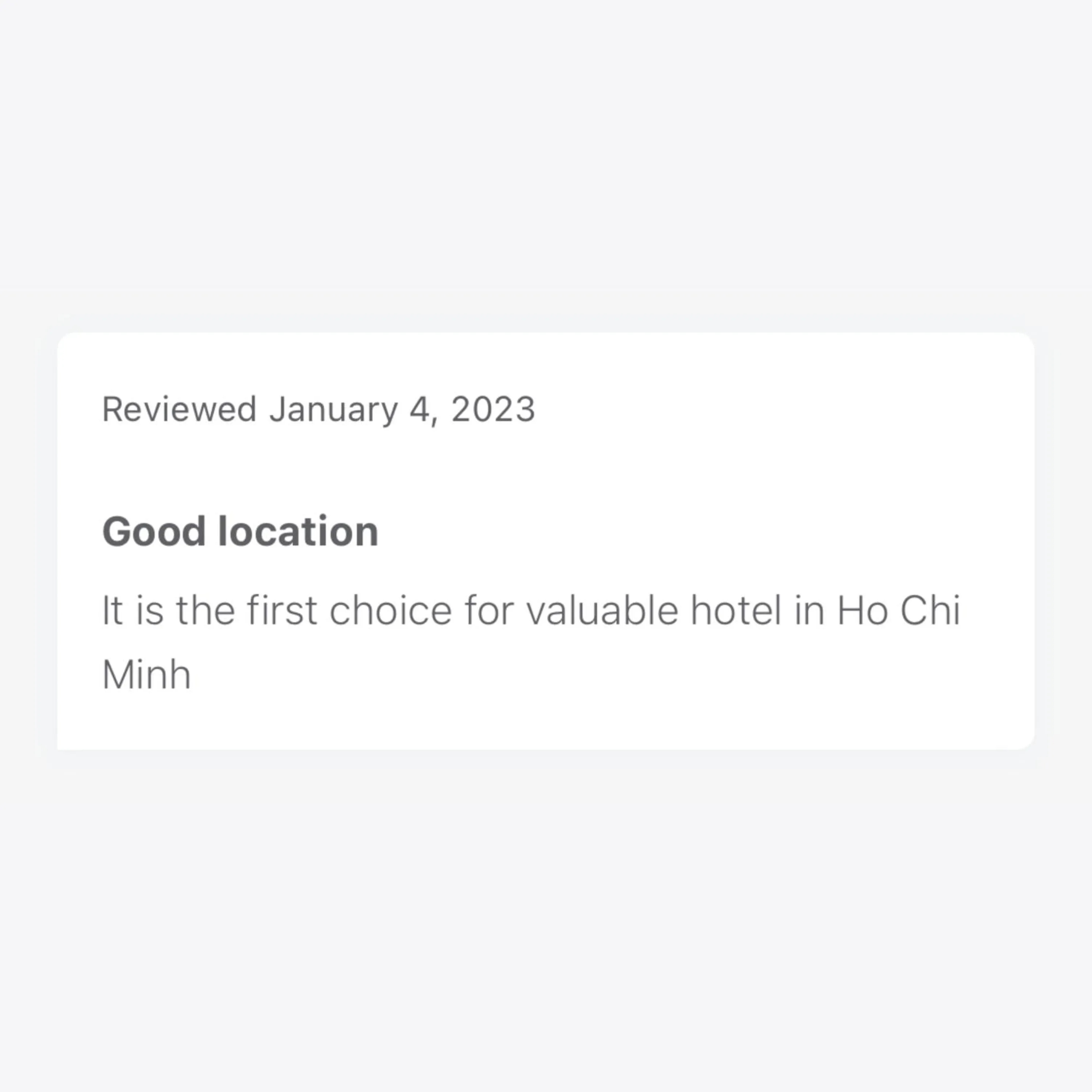 Text overlay in The Luxe Hotel