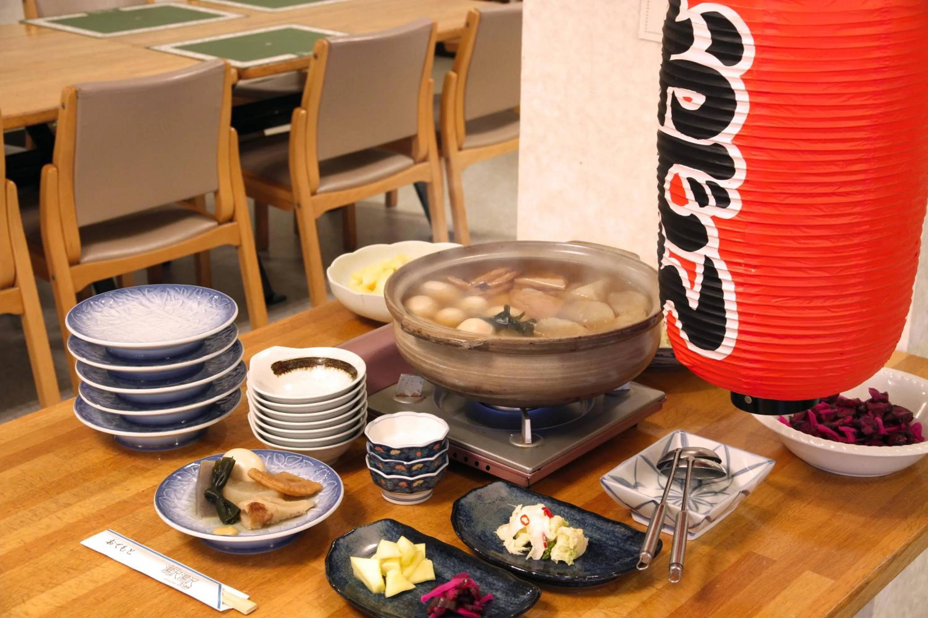 Dinner in Hotel Yuzawa Yuzawa Denkiya