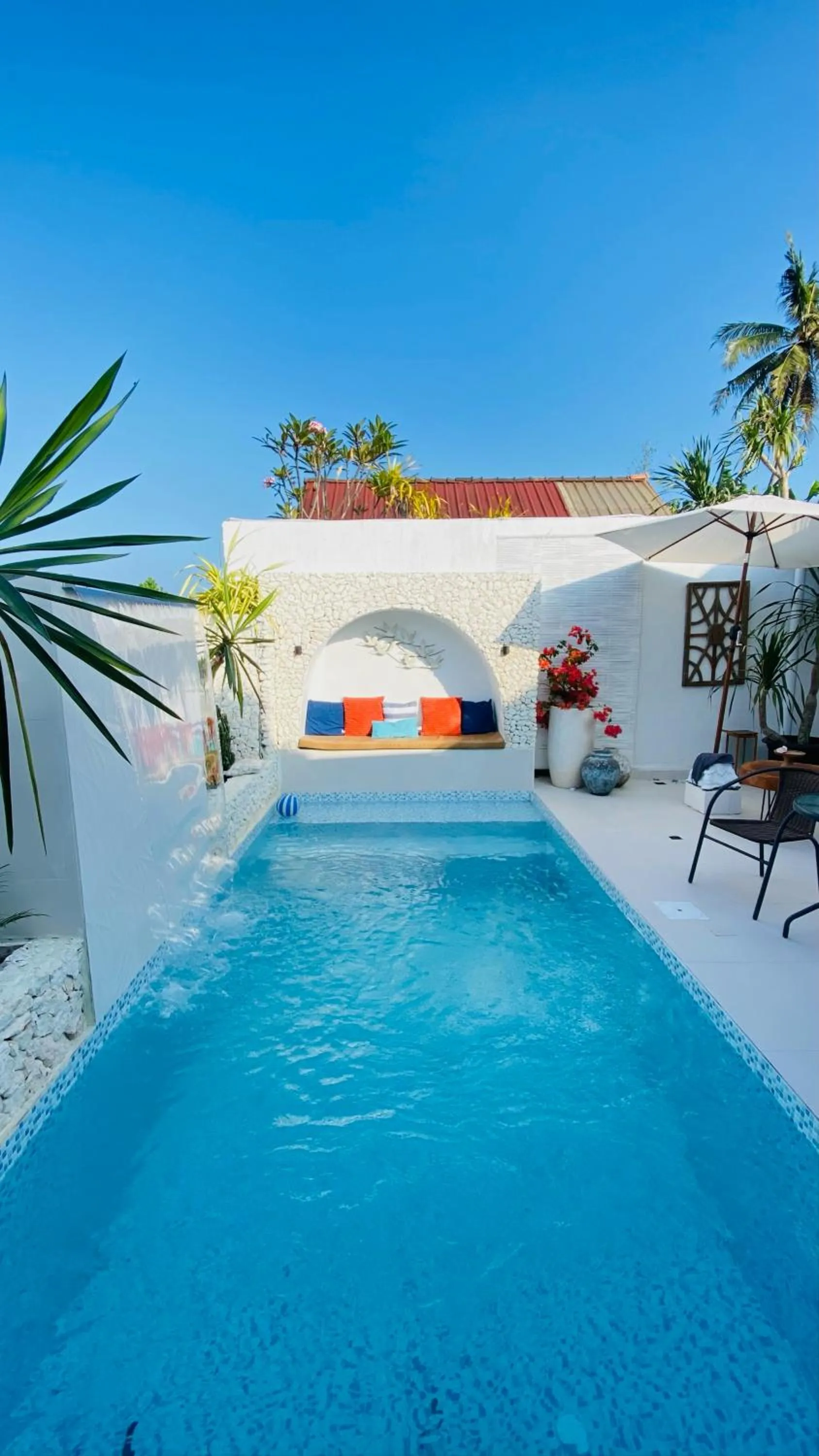Swimming pool in Villa Padi Pakem