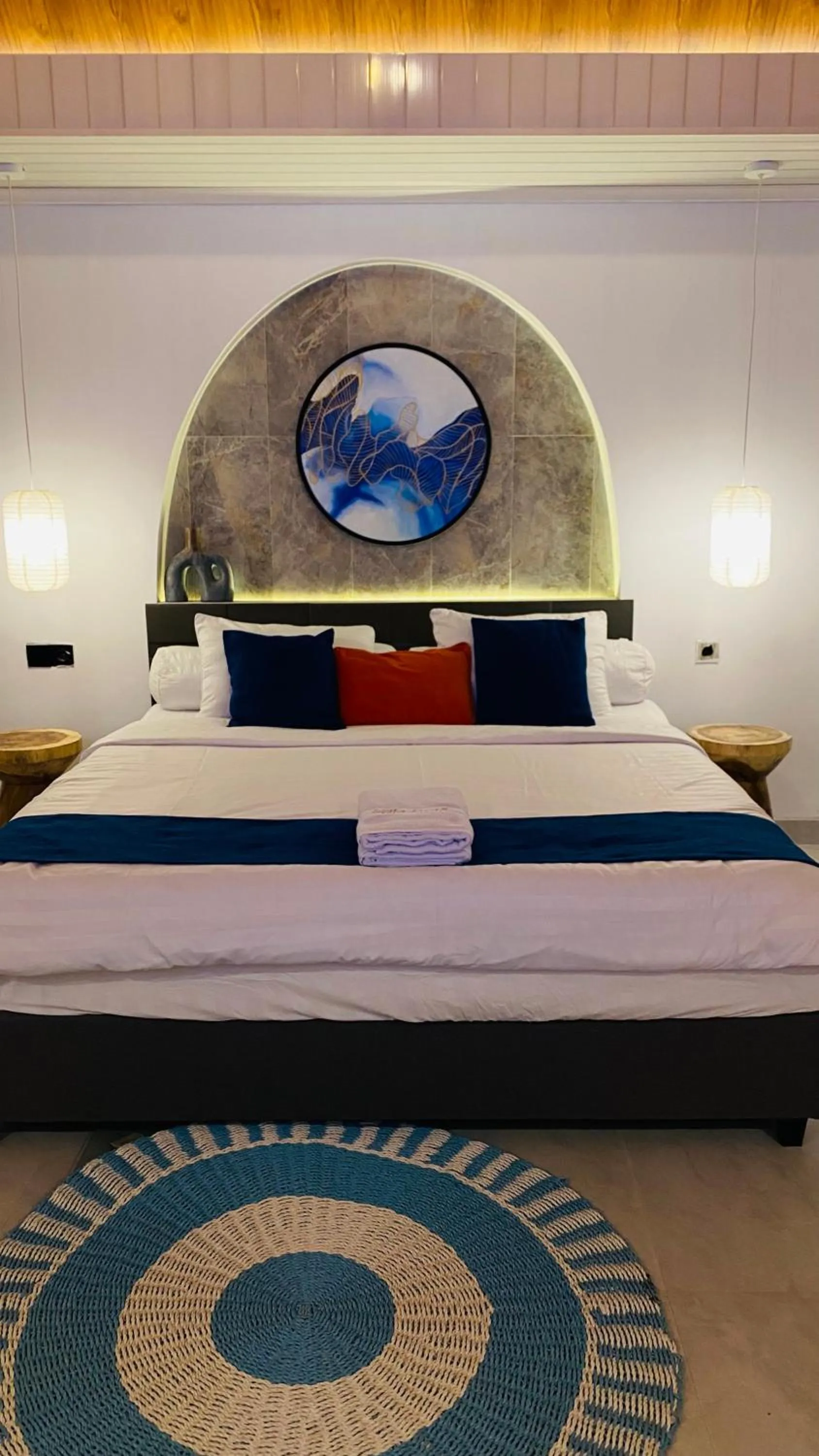 Bed in Villa Padi Pakem