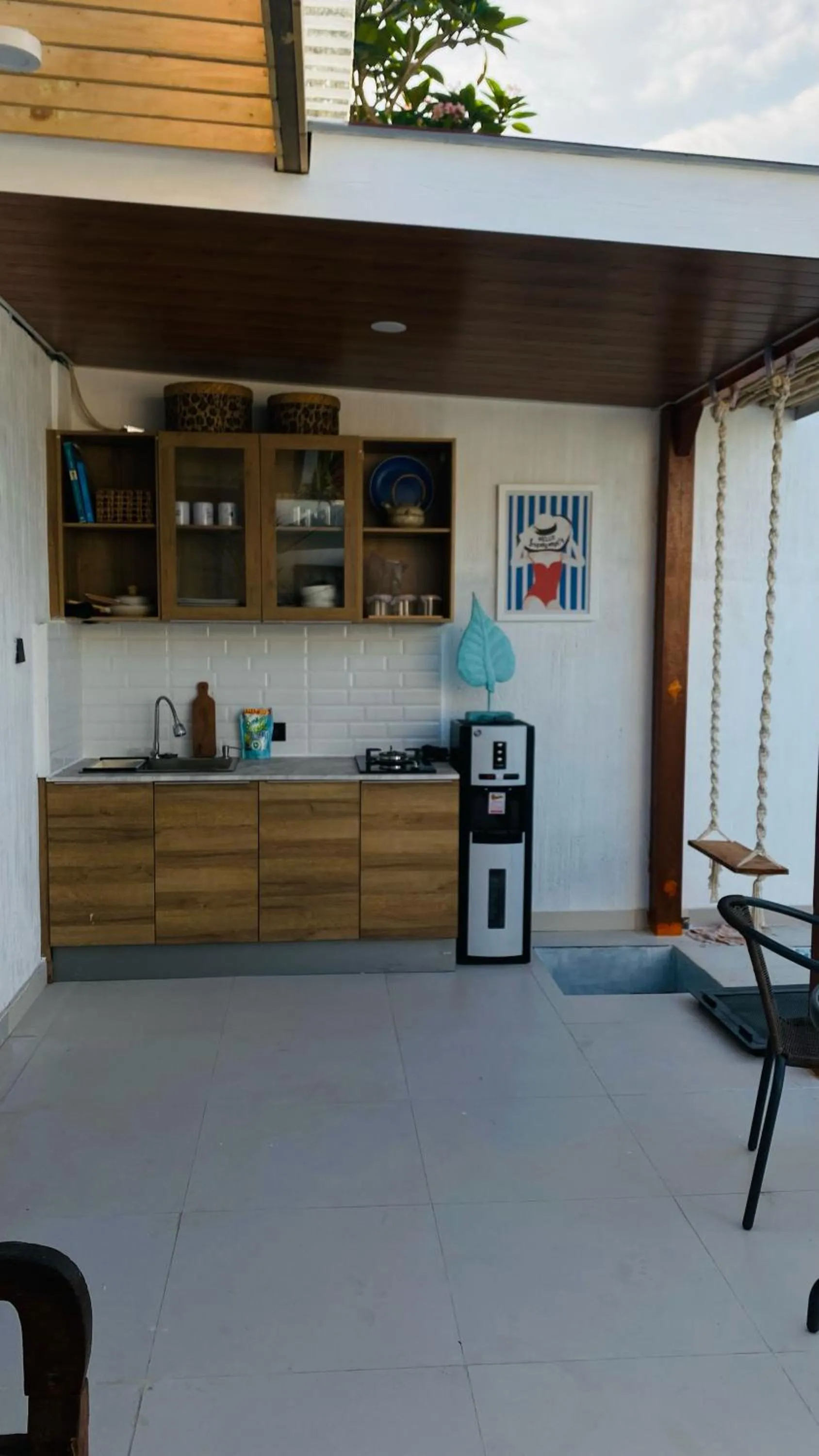 Kitchen or kitchenette in Villa Padi Pakem