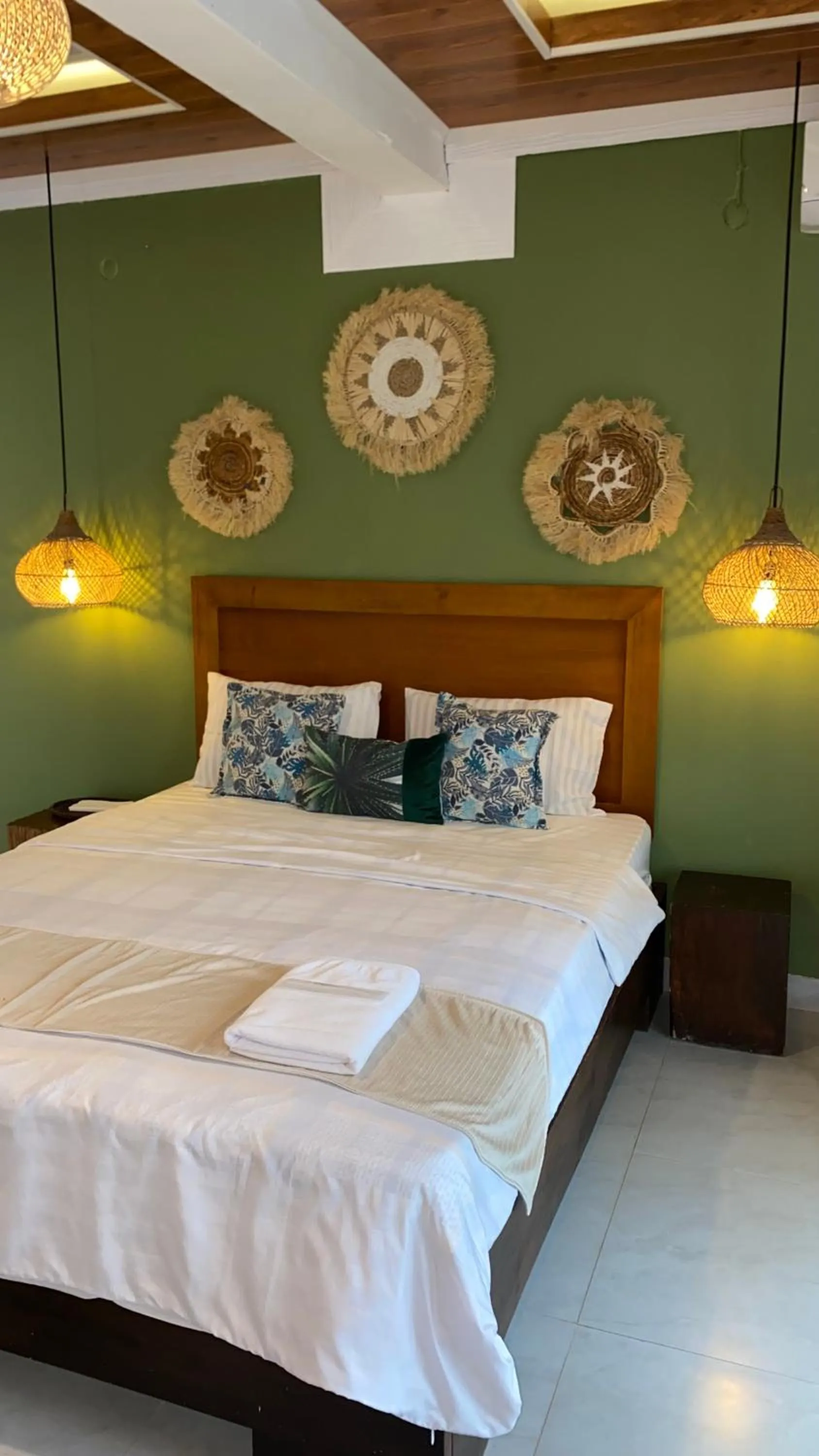 Bed in Villa Padi Pakem